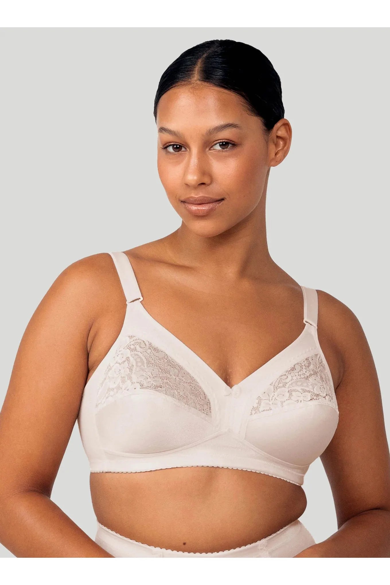 Triumph Kiss of Cotton Wirefree Bra -Powder(14B &12D)