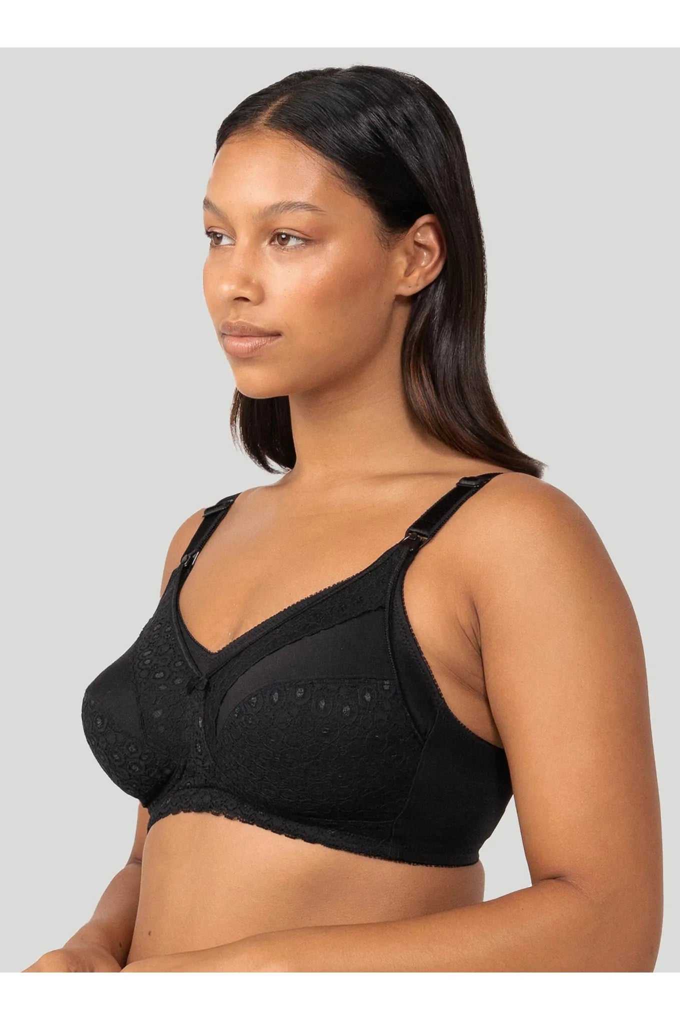 Triumph Lace Maternity Bra -Black