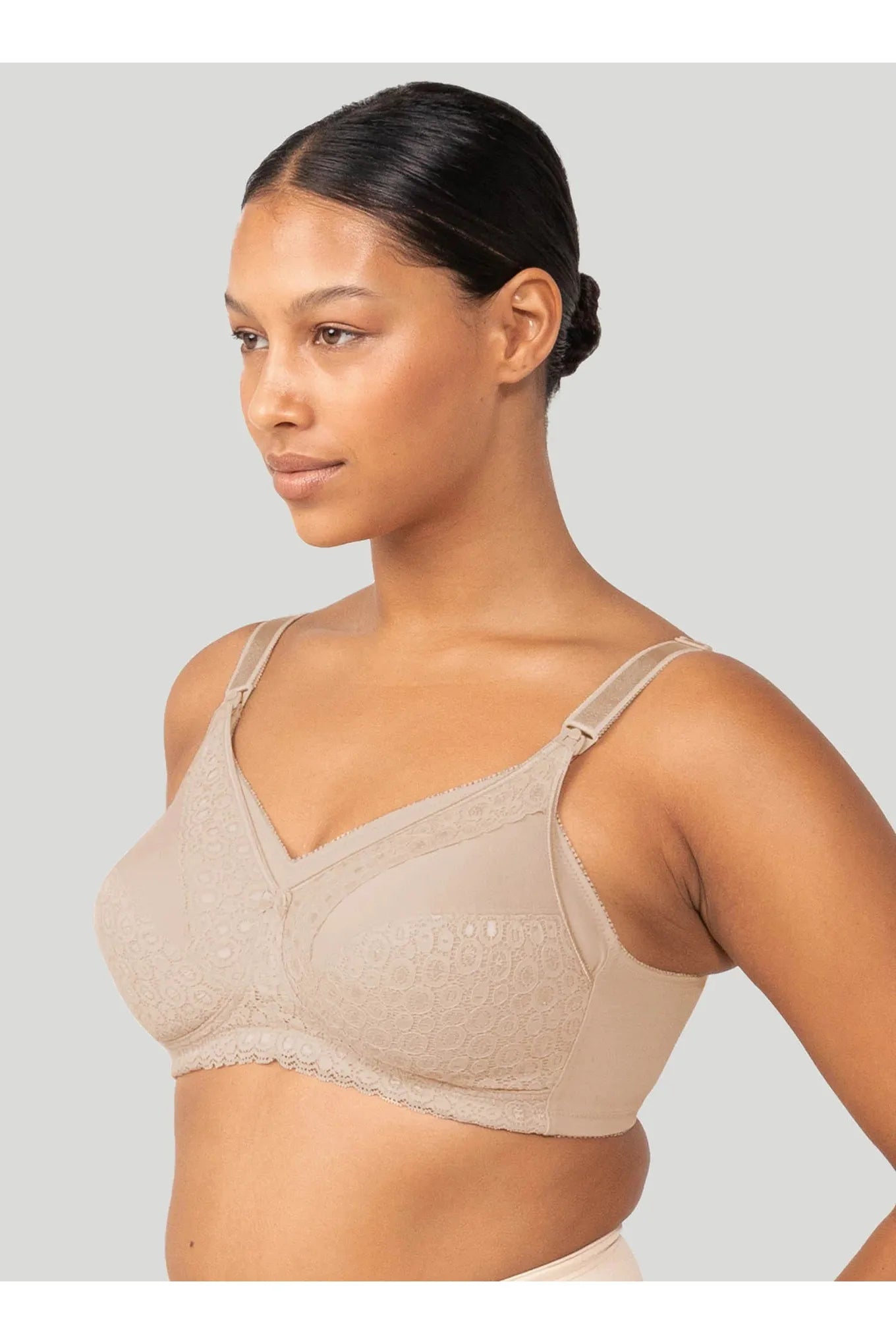 Triumph Lace Maternity Bra -Nude