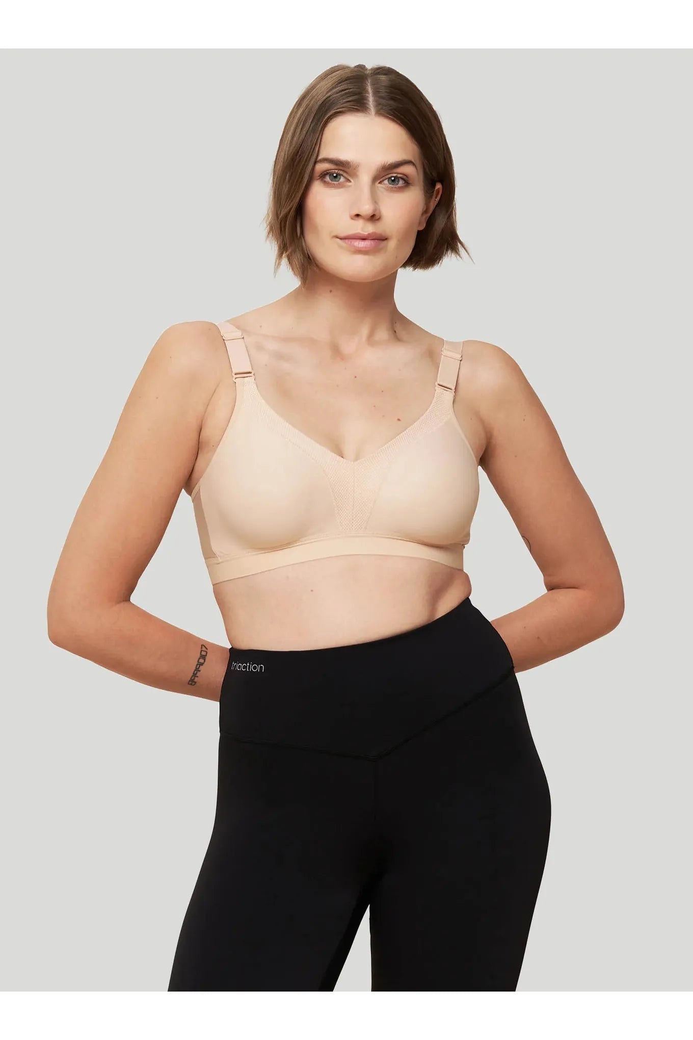 Triumph Triaction Wellness Wirefree Bra -Nude