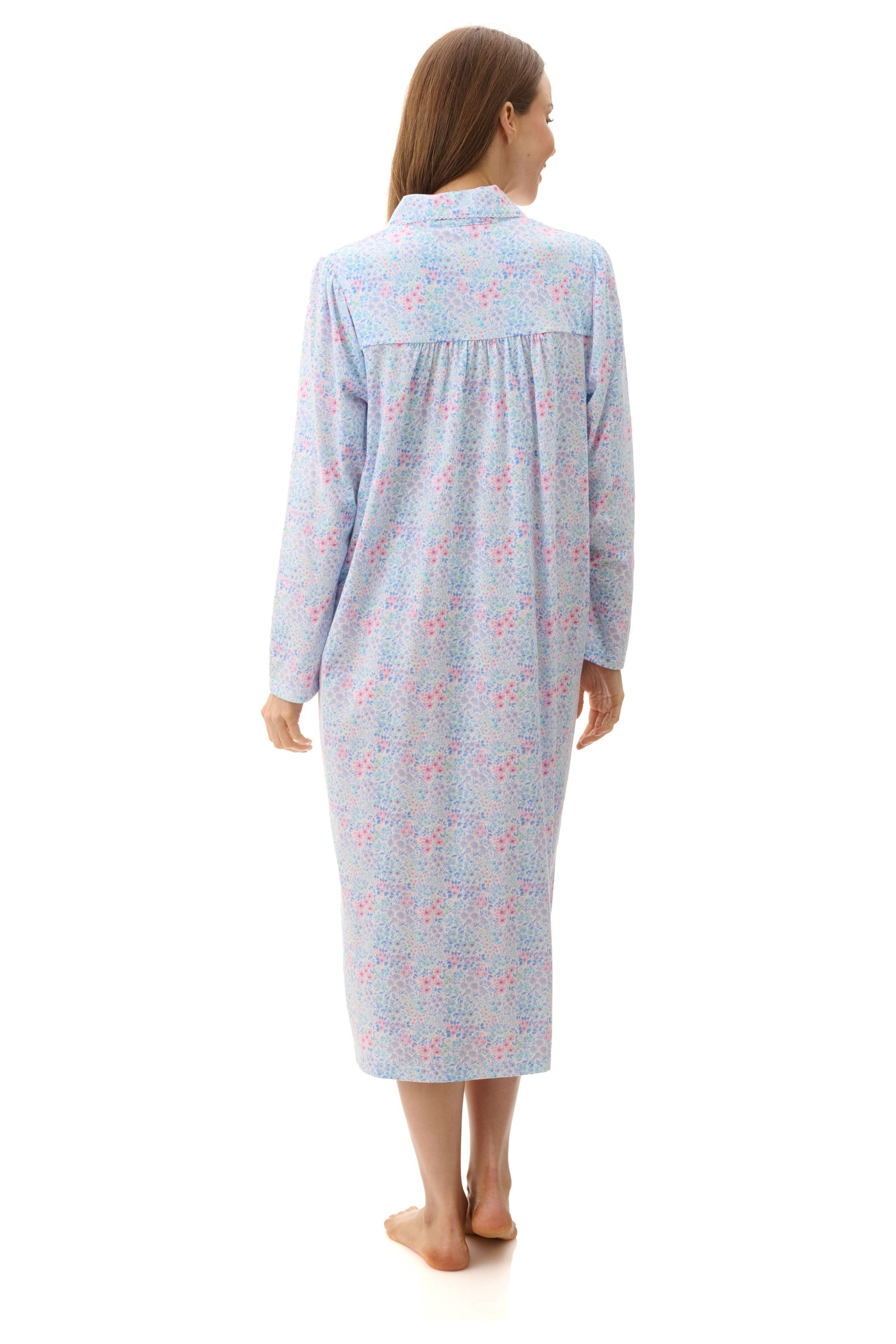 Givoni Queenie Poly/Cotton Mid Nightie -Multi(L Only)