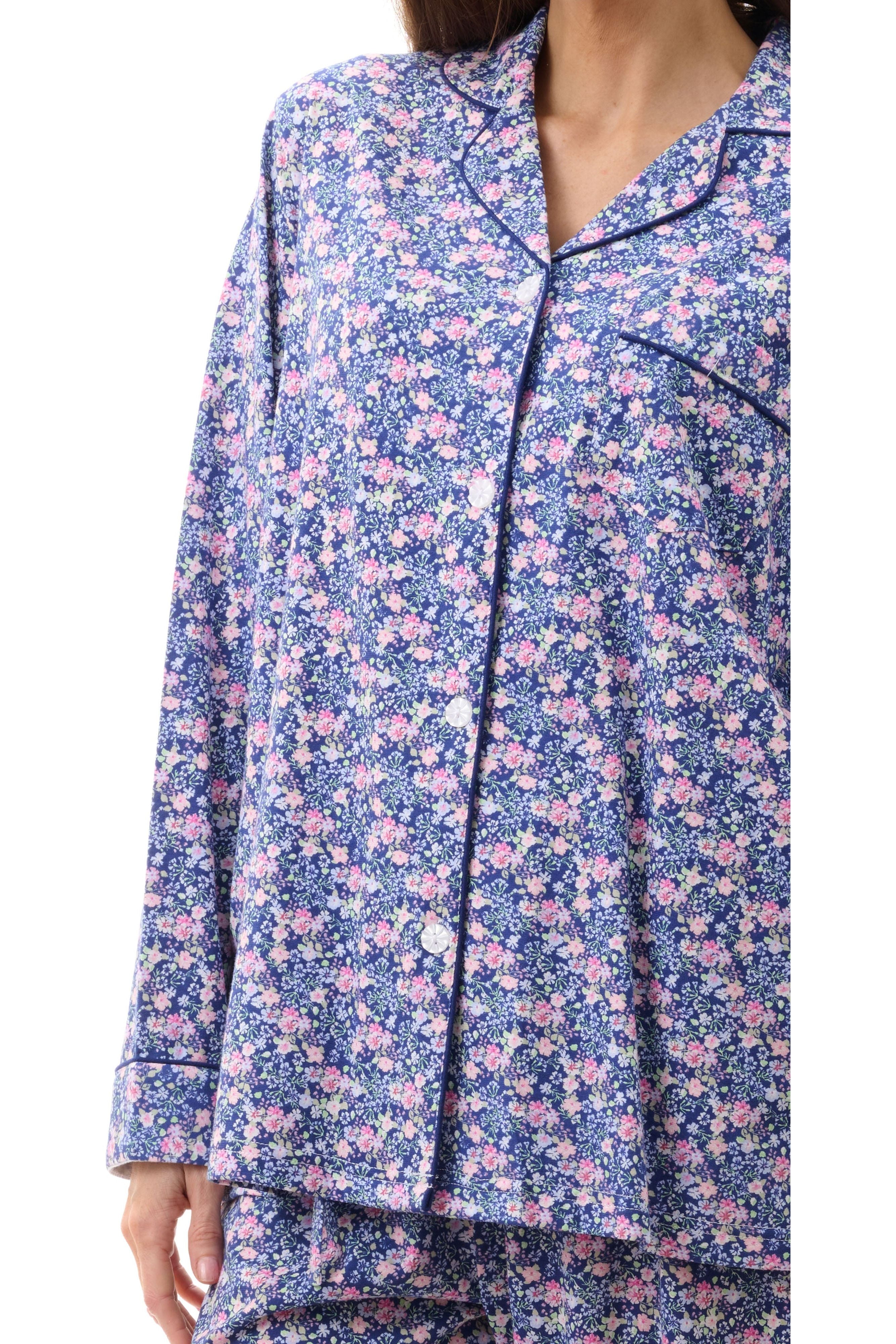 Givoni Becky Cotton Knit Pyjama -Royal(L Only)