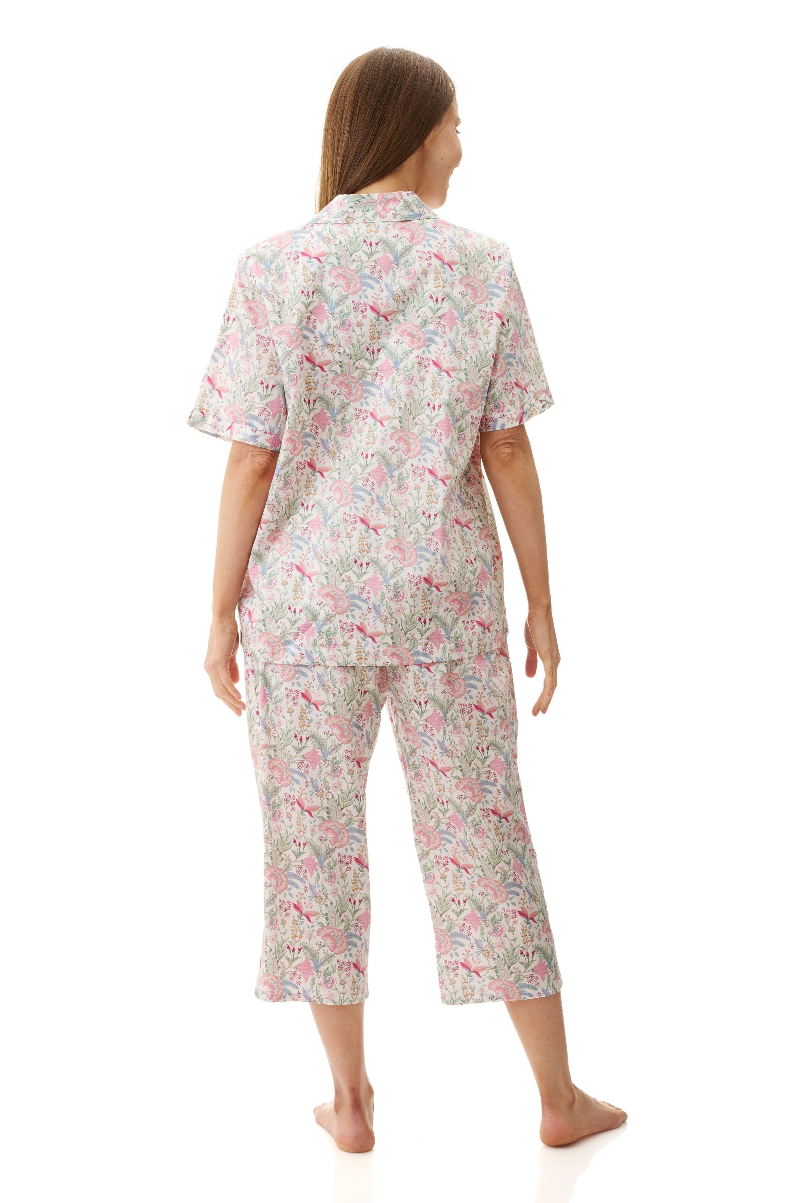Givoni Viviene Cotton Capri Leg Pyjama -Multi(M & L)