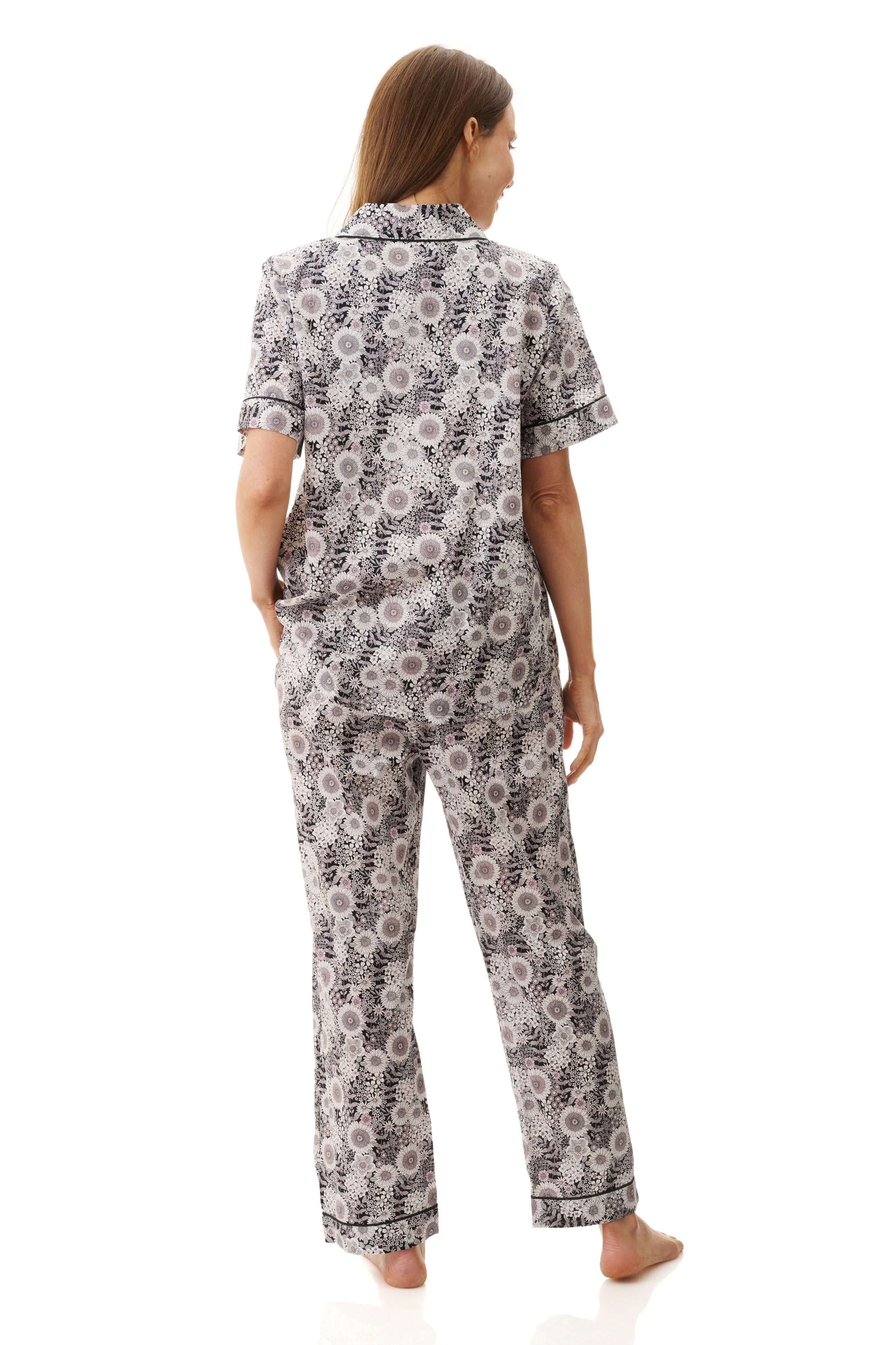 Givoni Quill Cotton Long Leg Pyjama -Black(S or M)