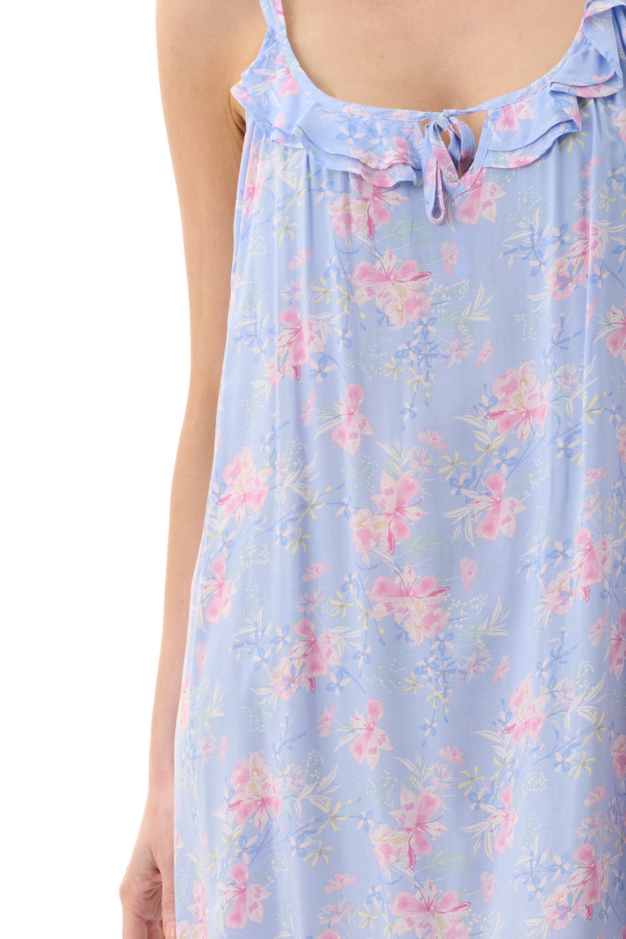 Givoni Jessica Viscose Short Chemise -Blue(L Only)