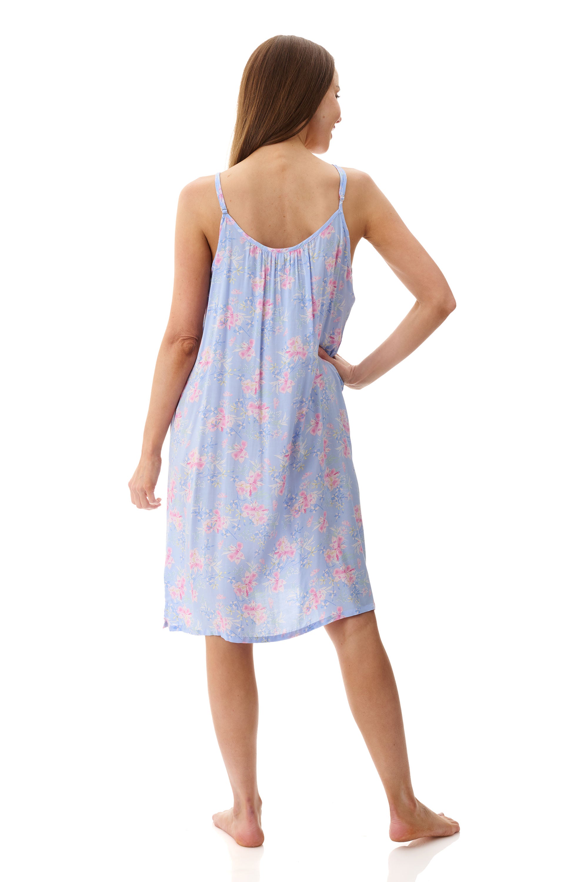 Givoni Jessica Viscose Short Chemise -Blue(L Only)