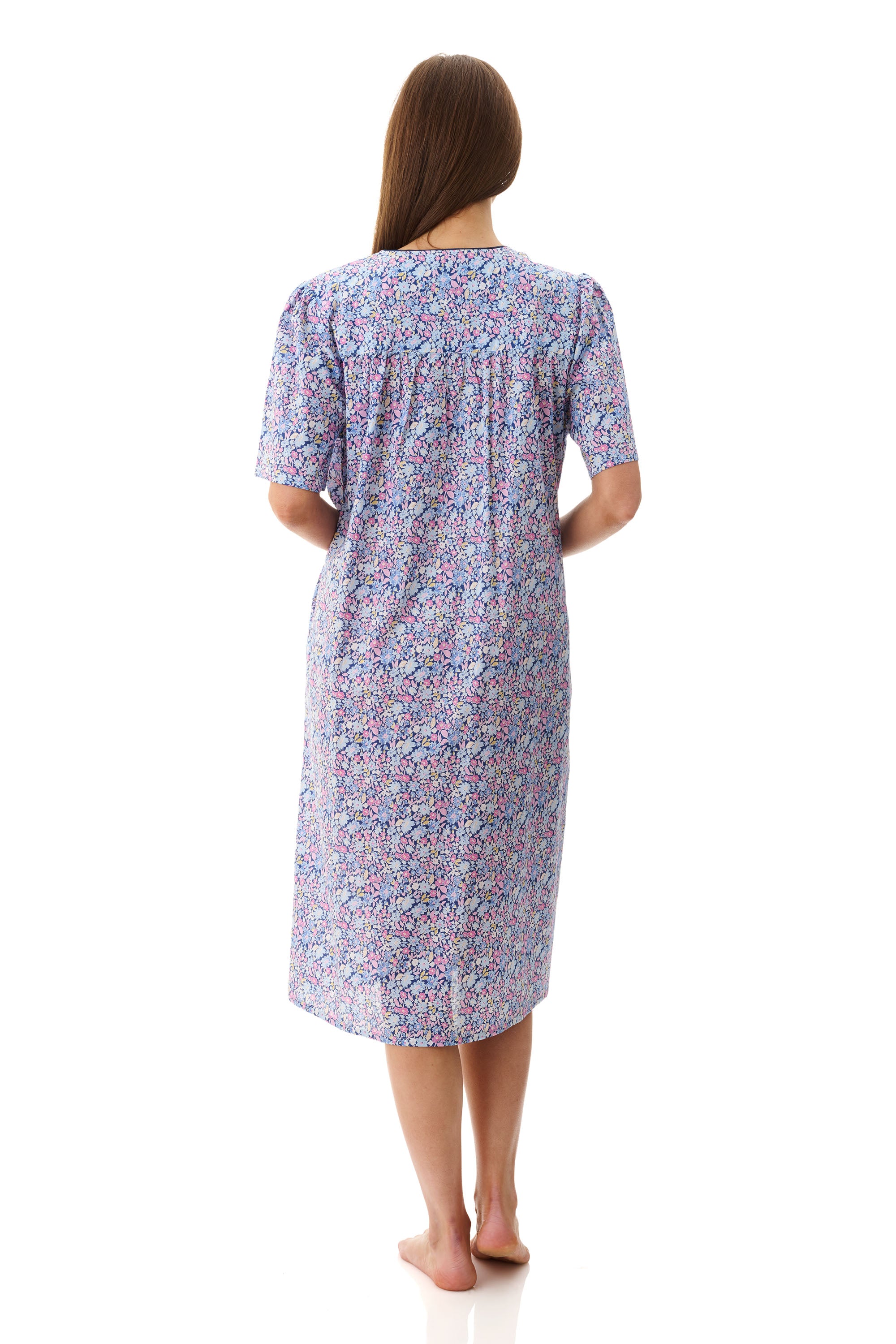 Givoni Daisy Cotton Brunchcoat -Navy(XS/S/M/L/2X)