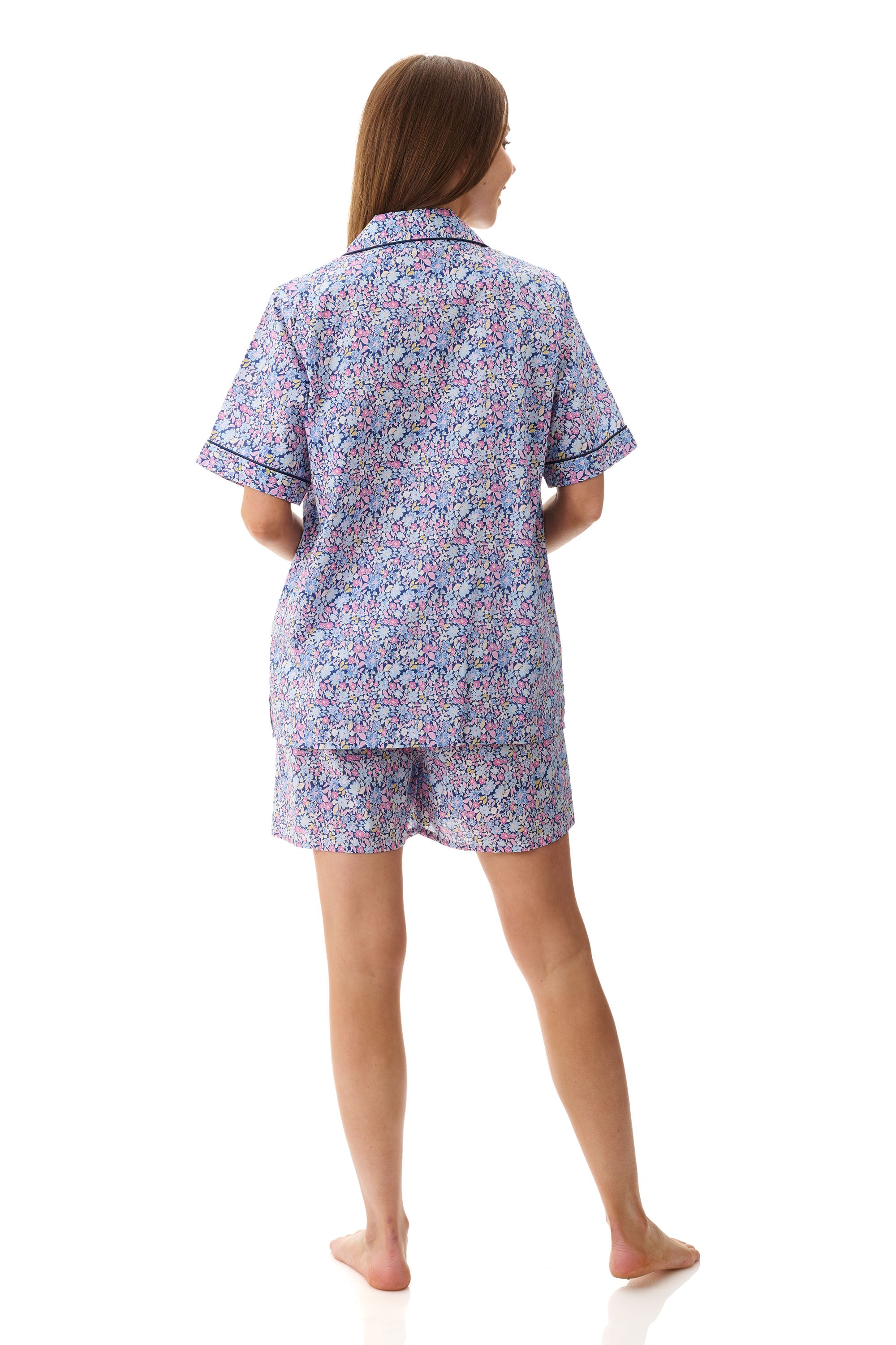 Givoni Daisy Cotton Short Leg Pyjama -Navy(S or M)