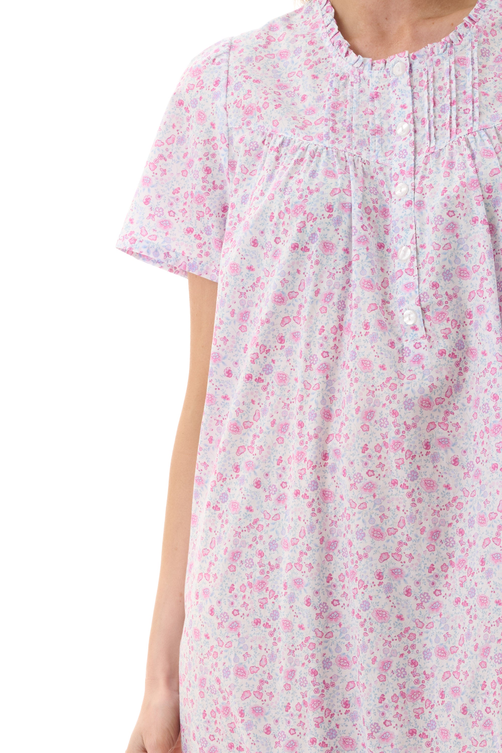 Givoni Brodie Cotton Mid Length Nightie -Multi(L Only)