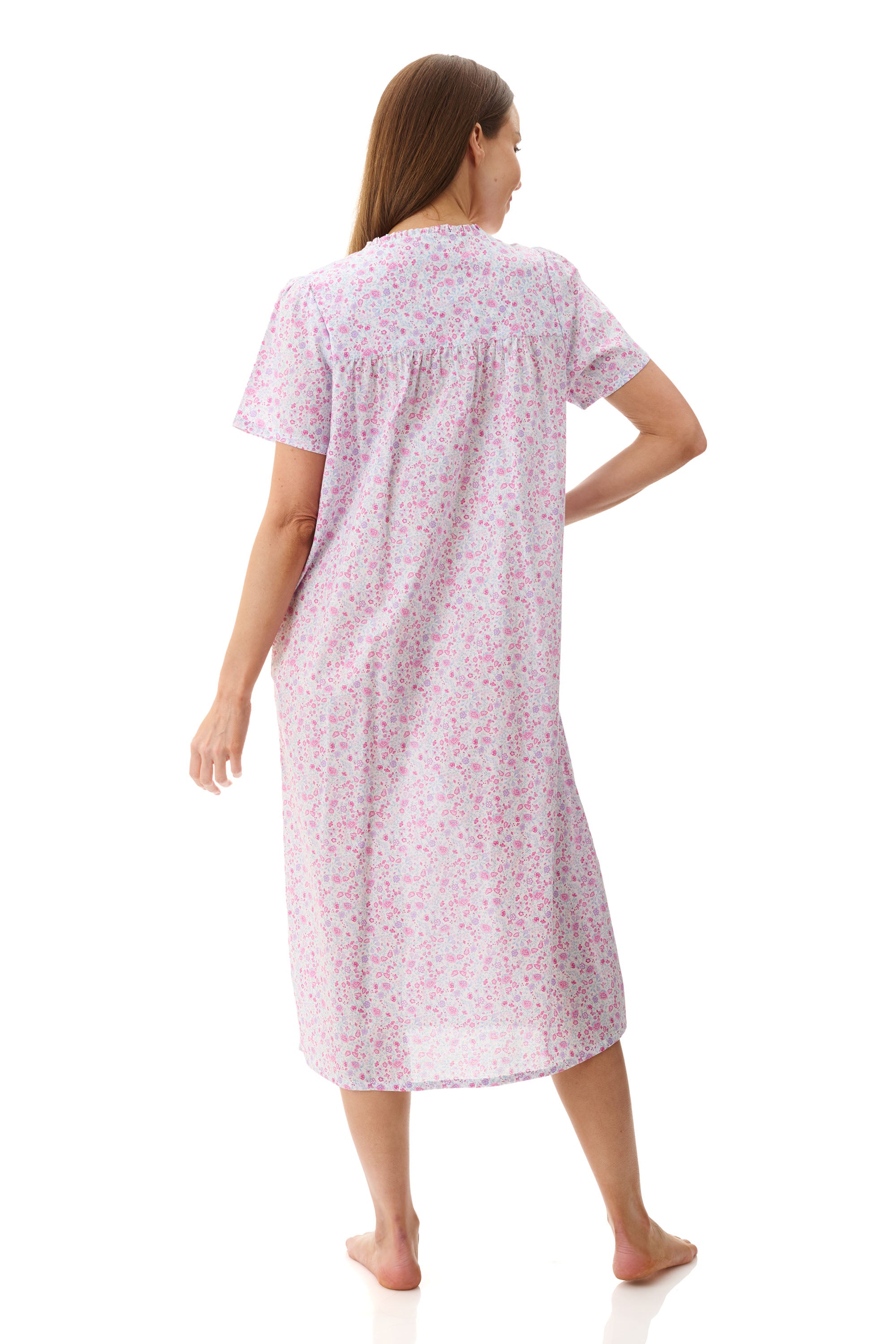 Givoni Brodie Cotton Mid Length Nightie -Multi(L Only)