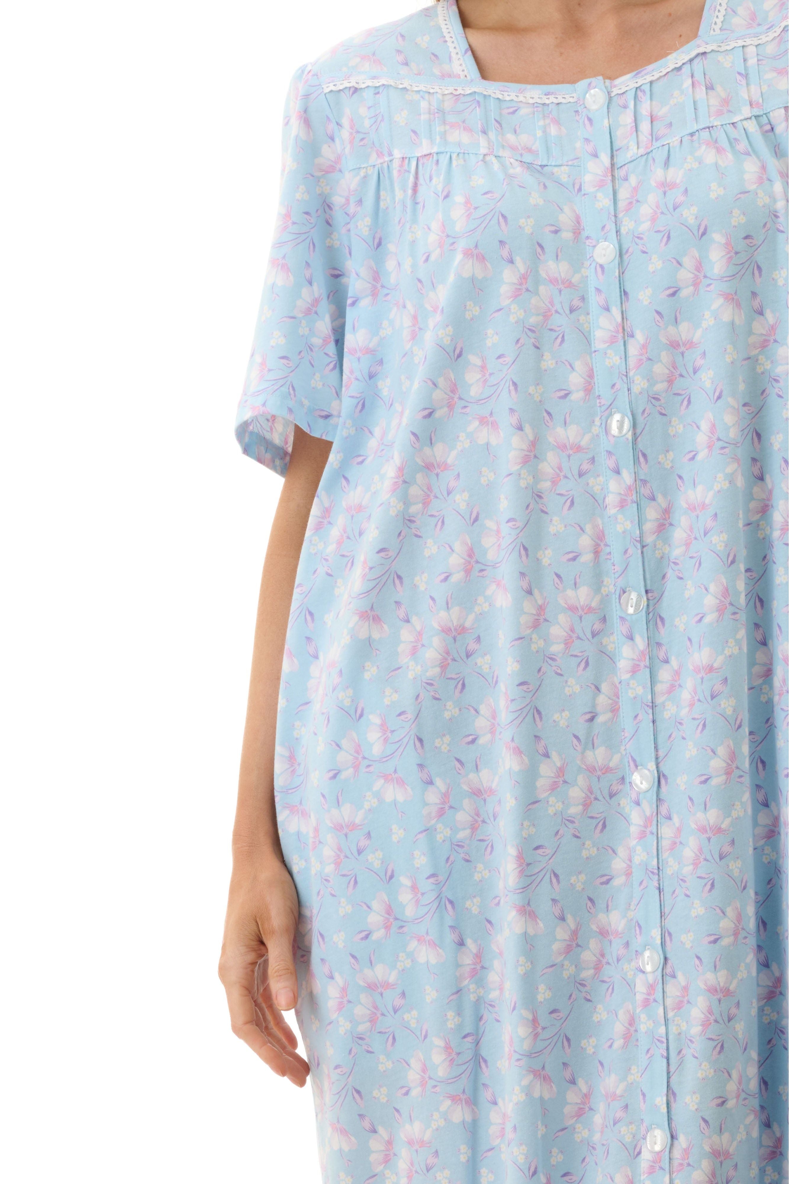 Givoni Val Cotton Knit Brunchcoat -Aqua(XS/S/M/L/XL/2X)