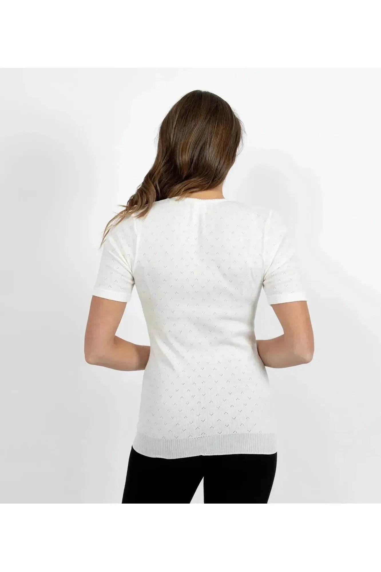 Baselayers Thermal RTR Side Seamfree Short Sleeve -Ivory