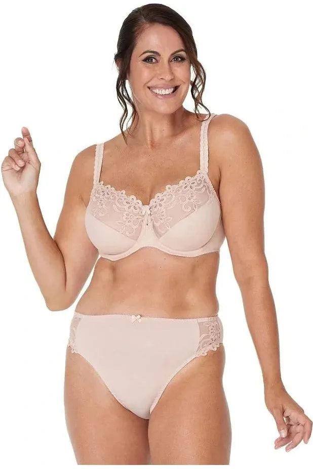 -Fayreform Coral Underwire Bra -Latte