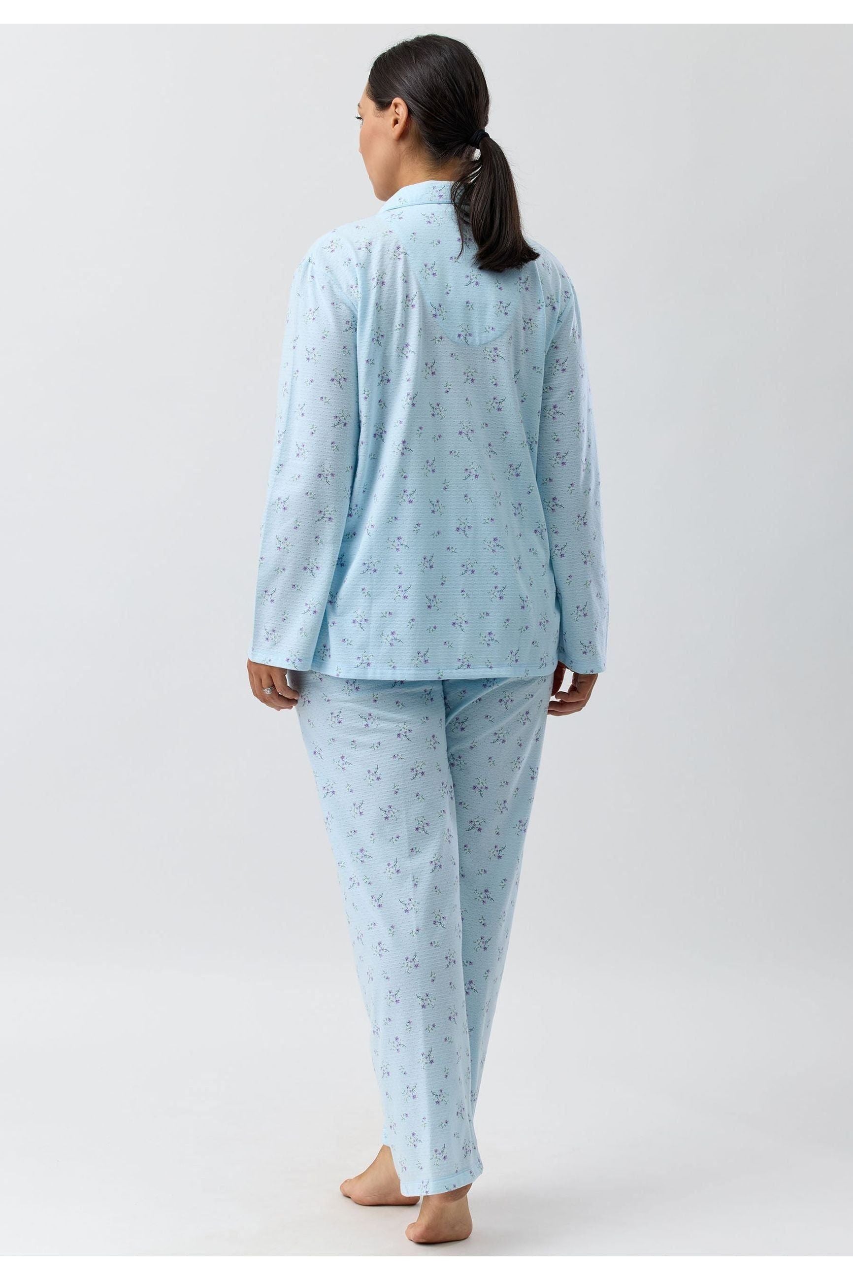 Schrank Sweet Pea Poly/Cotton Knit PJ -Aqua(10/14/16)