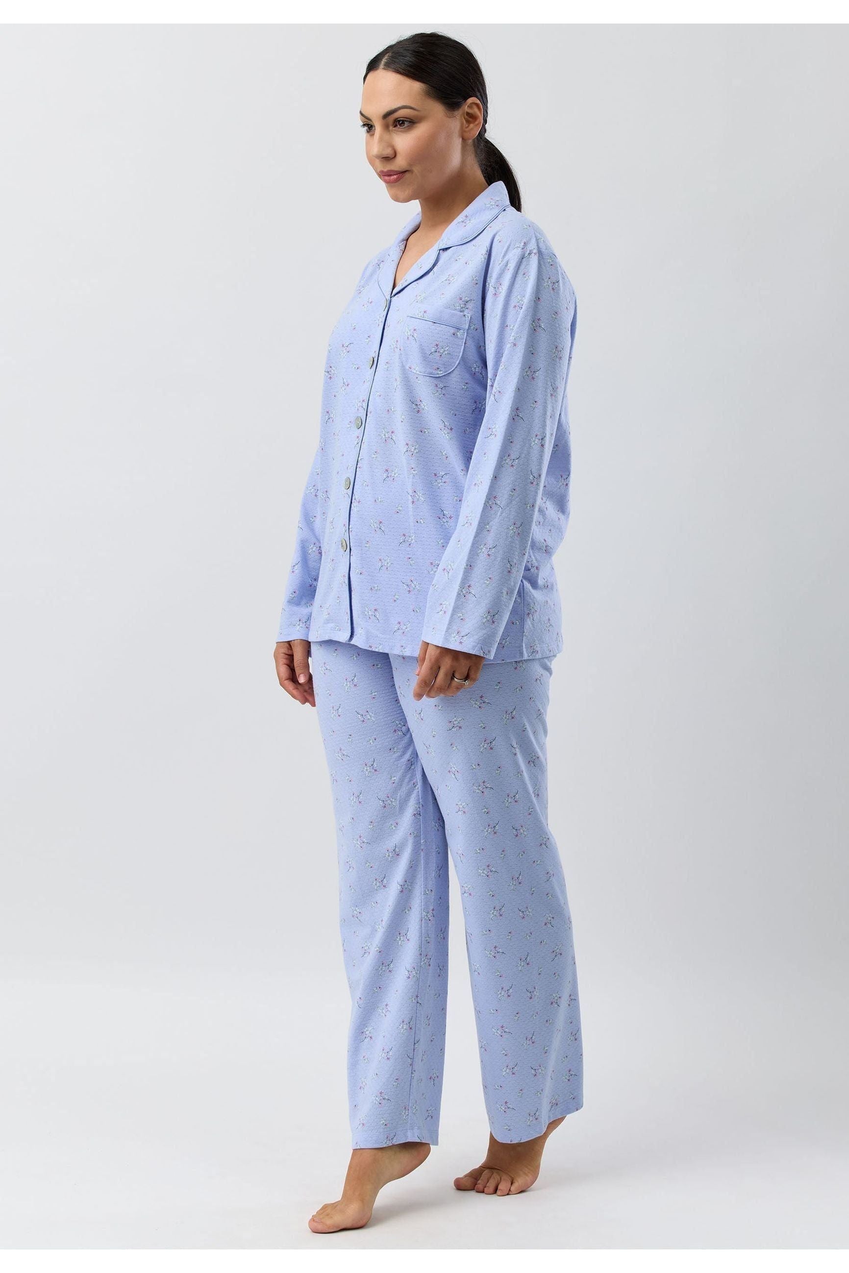 Schrank Sweet Pea Poly/Cotton Knit PJ -Lavender(16 Only)