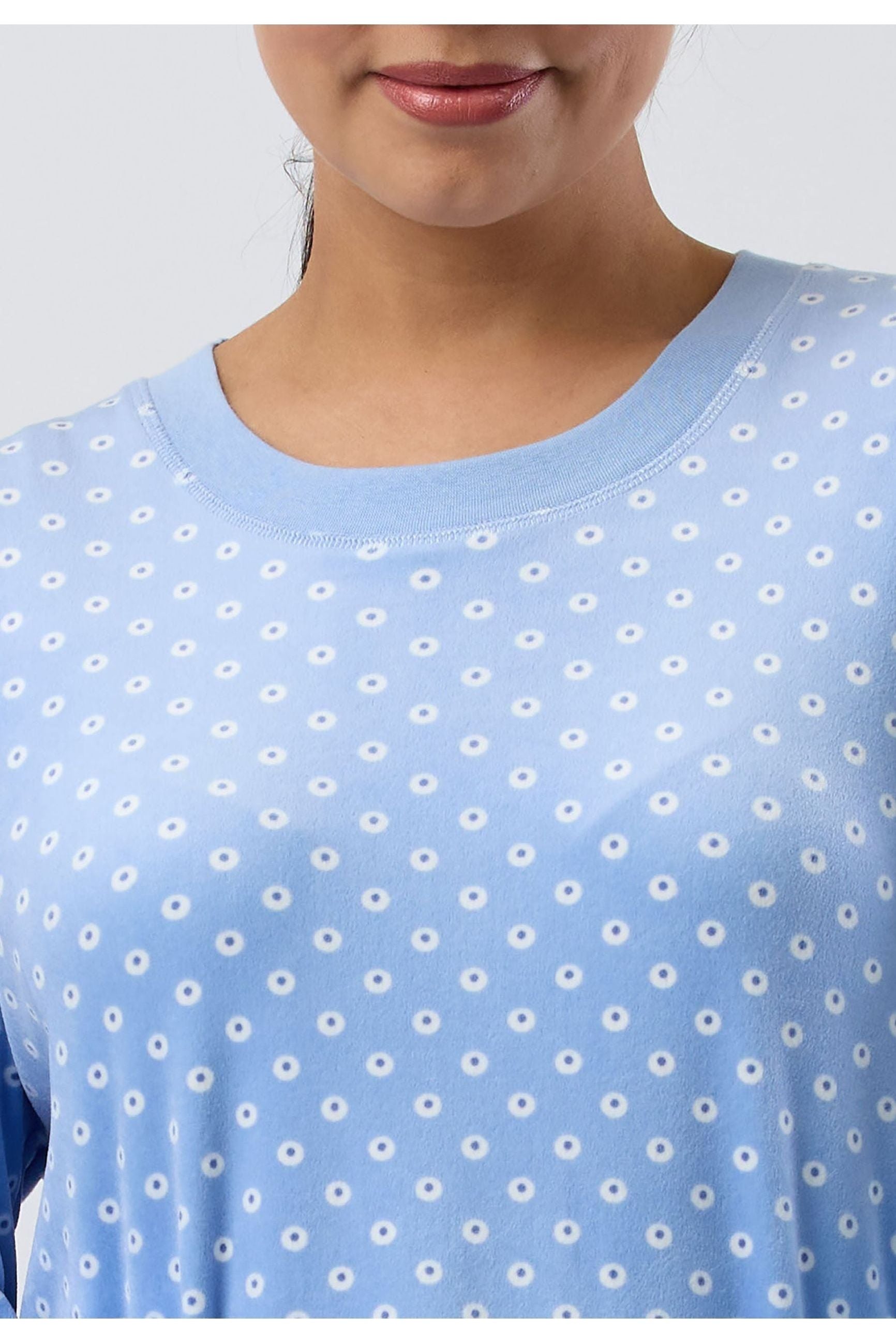 Schrank Spot Velour Polyester Ski PJ -Blue(14 & 16)