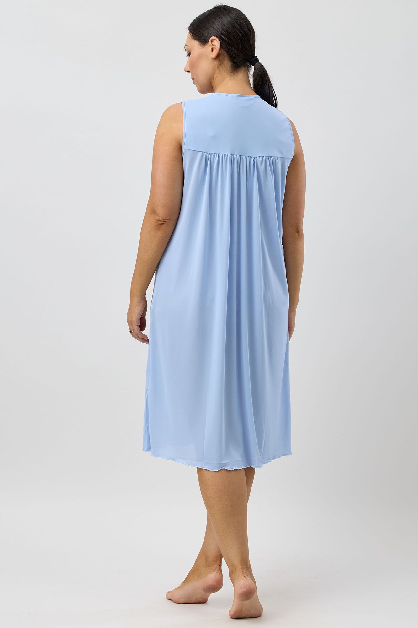 Schrank Trilobal Stretch Sleeveless Nightie -Cornflower