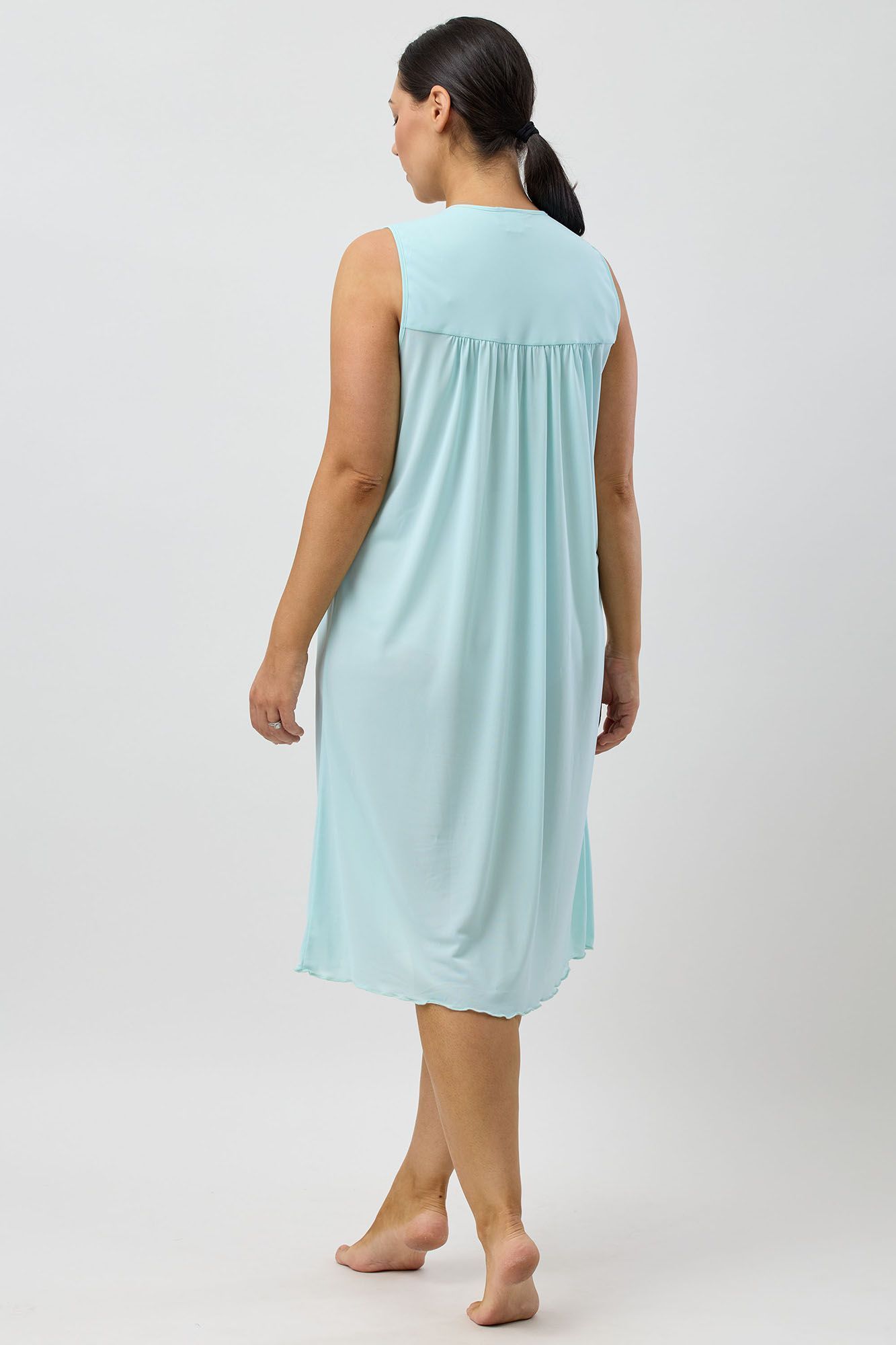 Schrank Trilobal Stretch Sleeveless Nightie -Mint