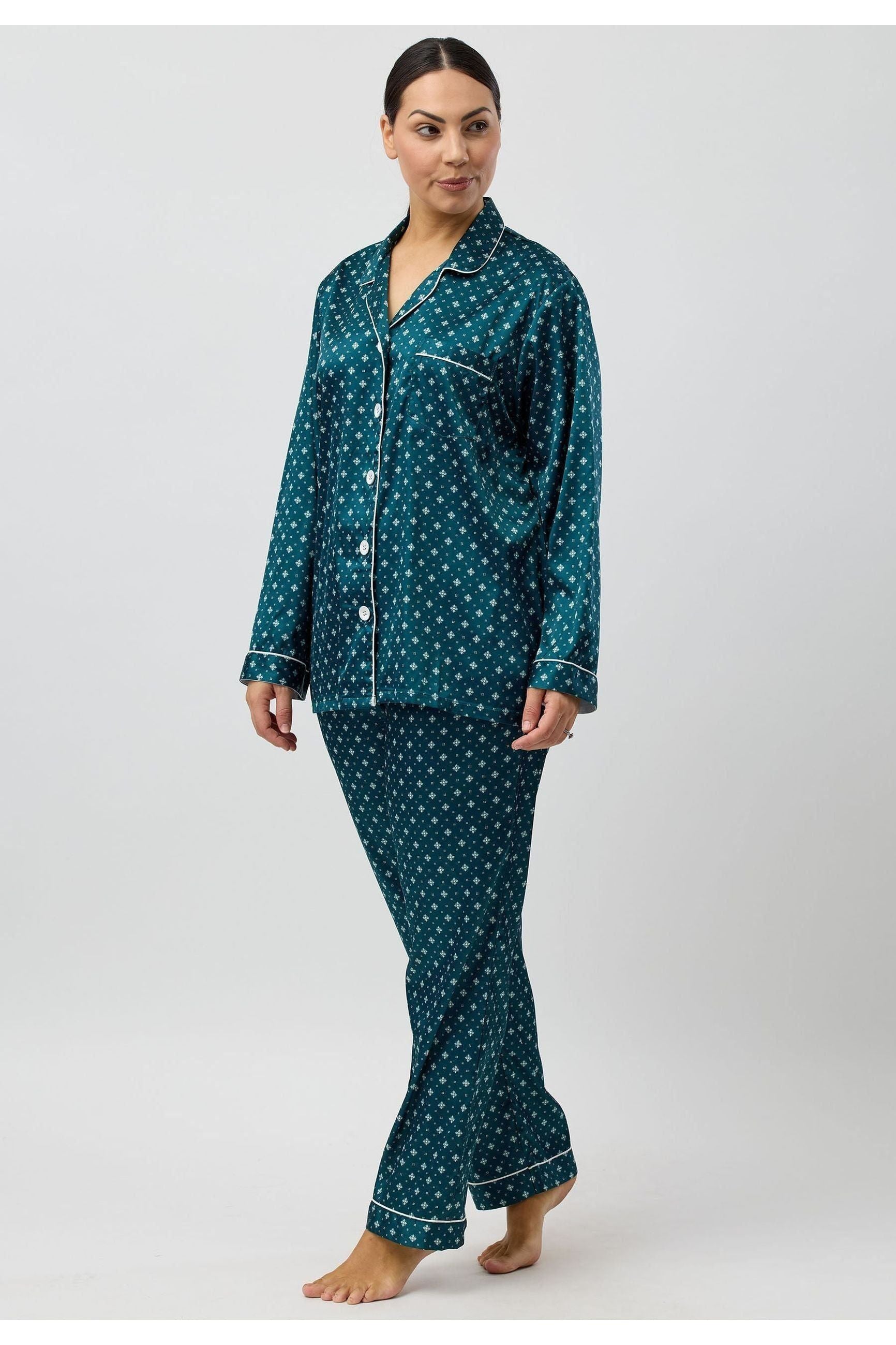 Schrank Art Deco Polyester Satin PJ -Forest(12 Only)