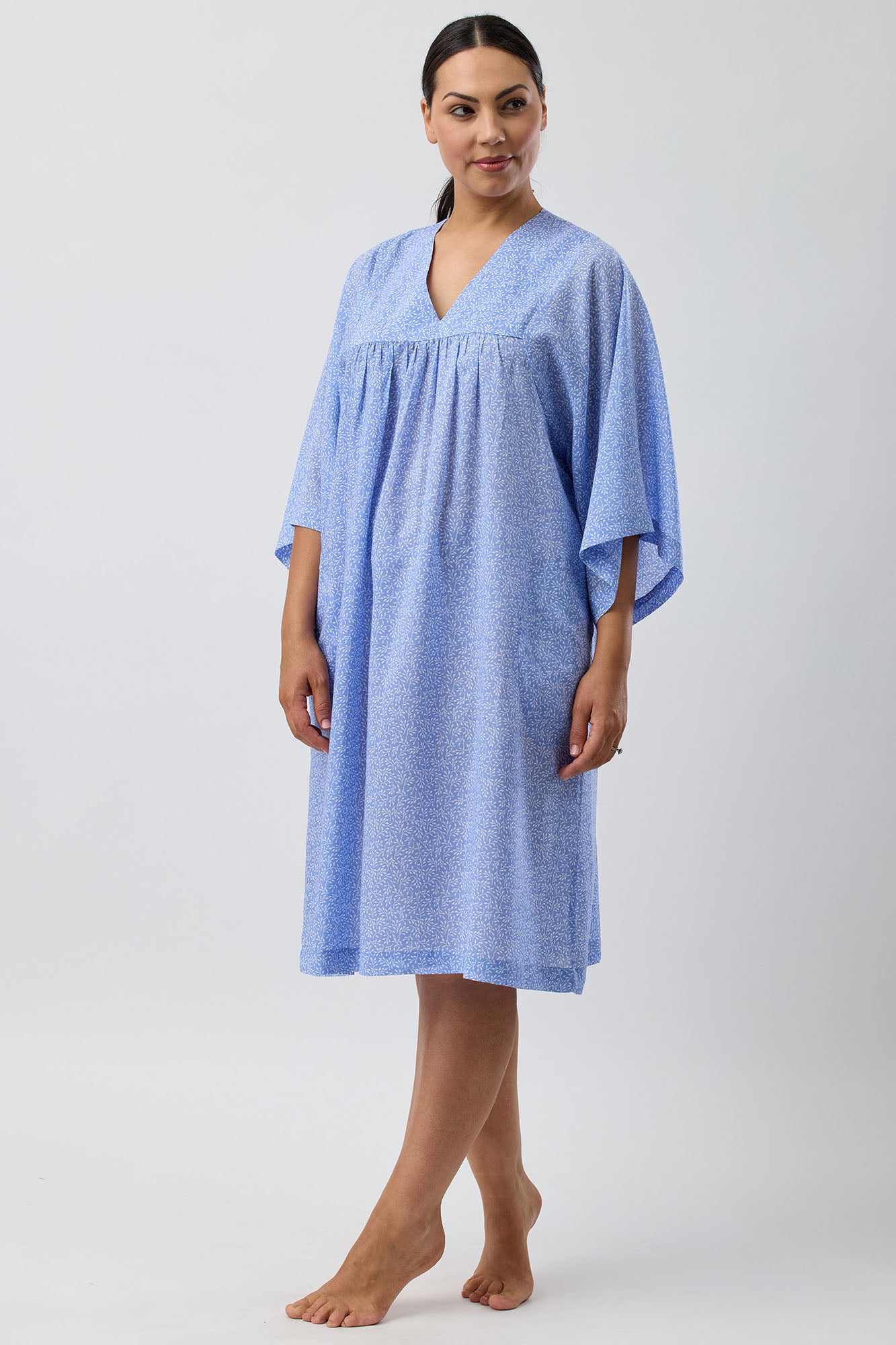 Schrank Foliage Lyocell Kaftan -Blue