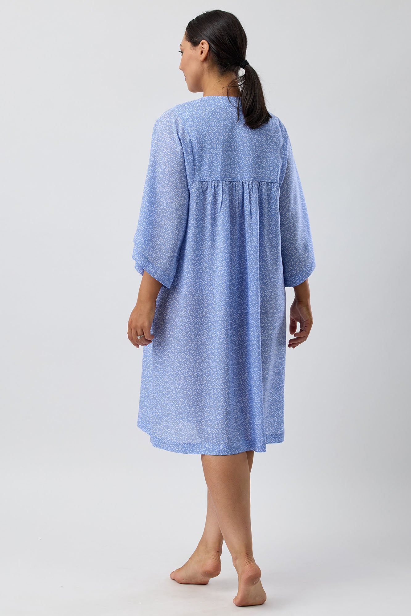 Schrank Foliage Lyocell Kaftan -Blue