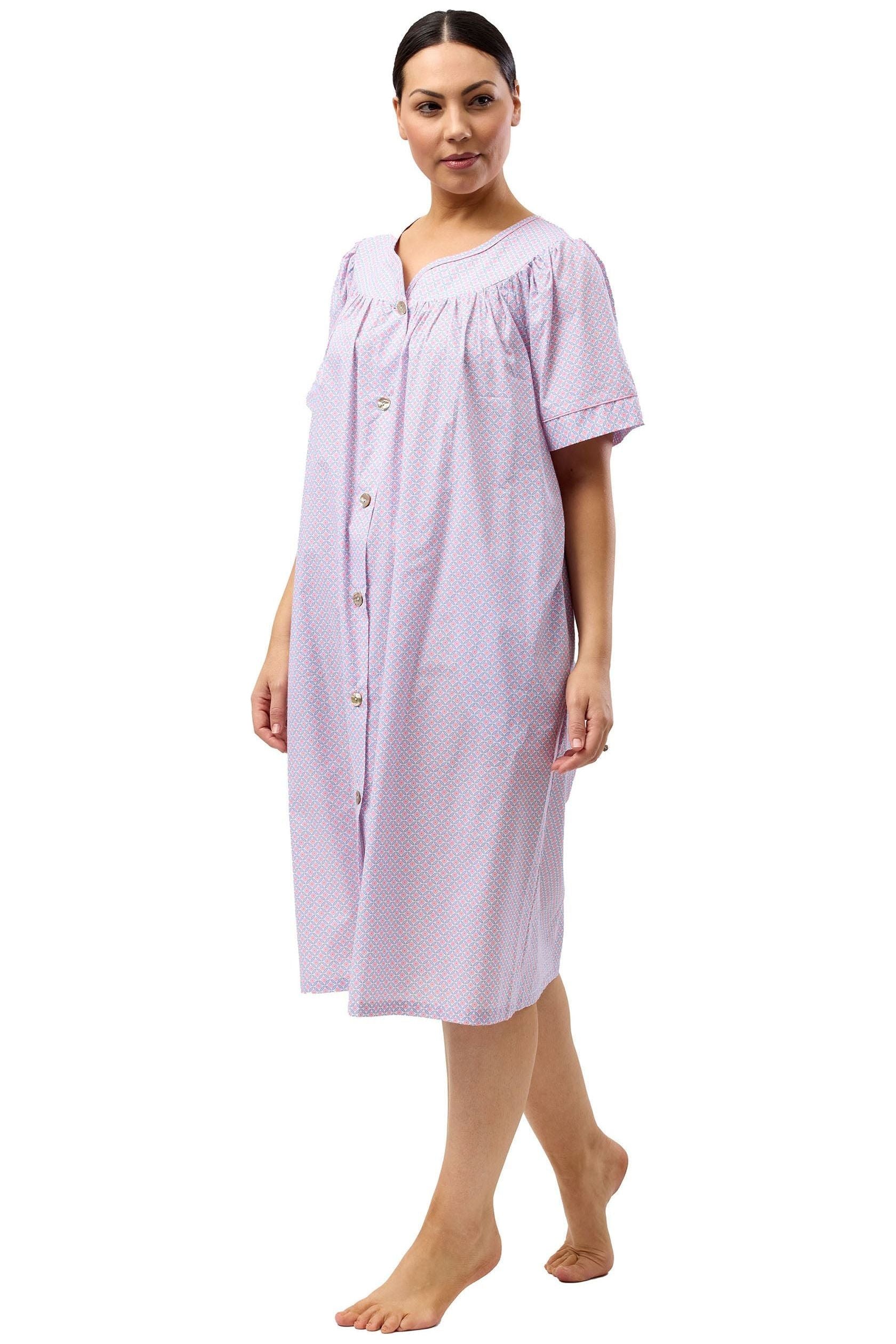 Schrank Geo Woven Cotton Brunchcoat -Blue(10 Only)