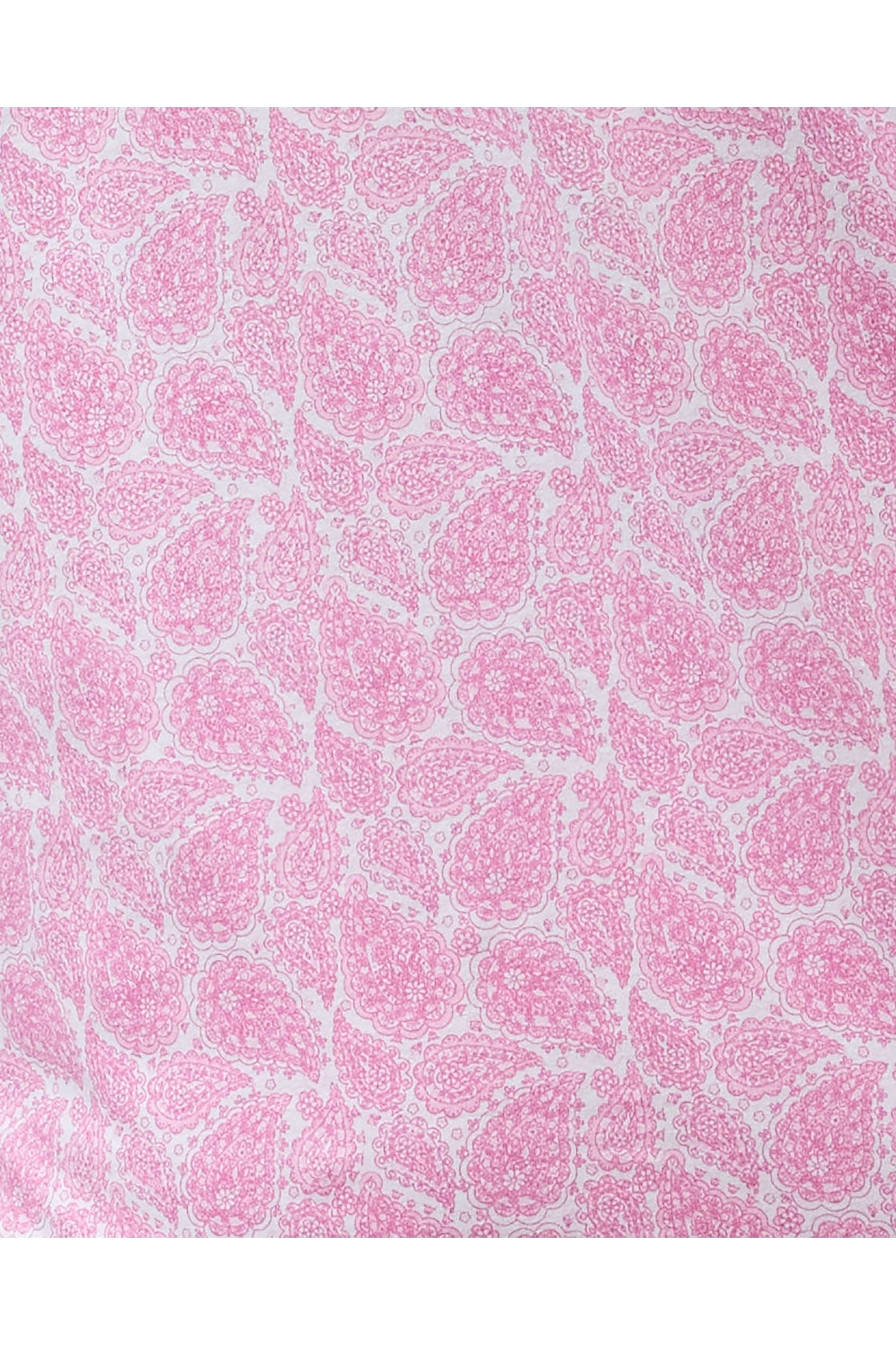 Schrank Paisley Cotton Knit Capri Leg Pyjama -Pink(16 Only)