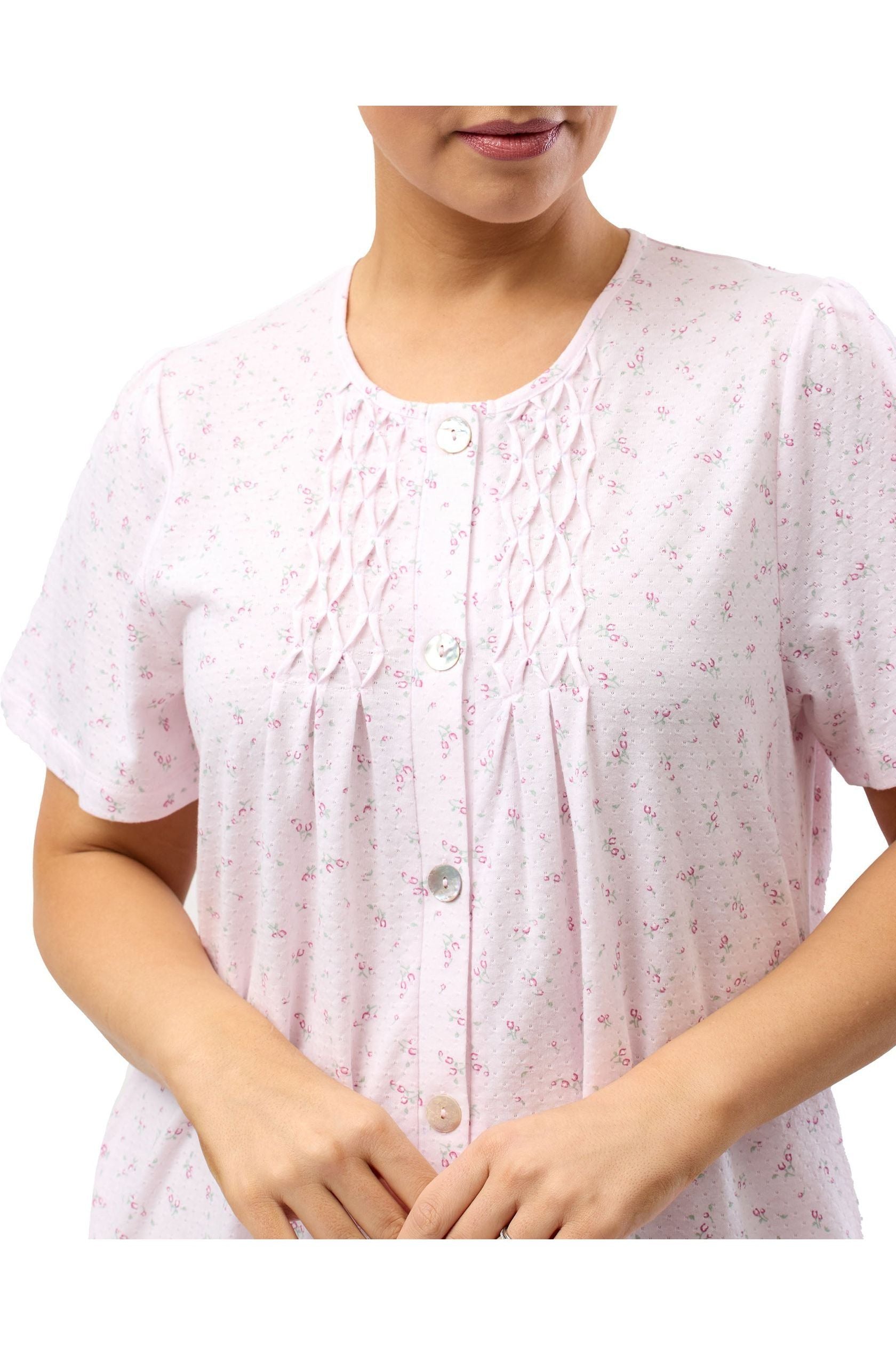 Schrank Tulip Poly/Cotton Knit Brunchcoat -Pink(20 Only)