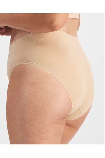 Jockey Skimmies Modal Hi Cut Brief -Nude