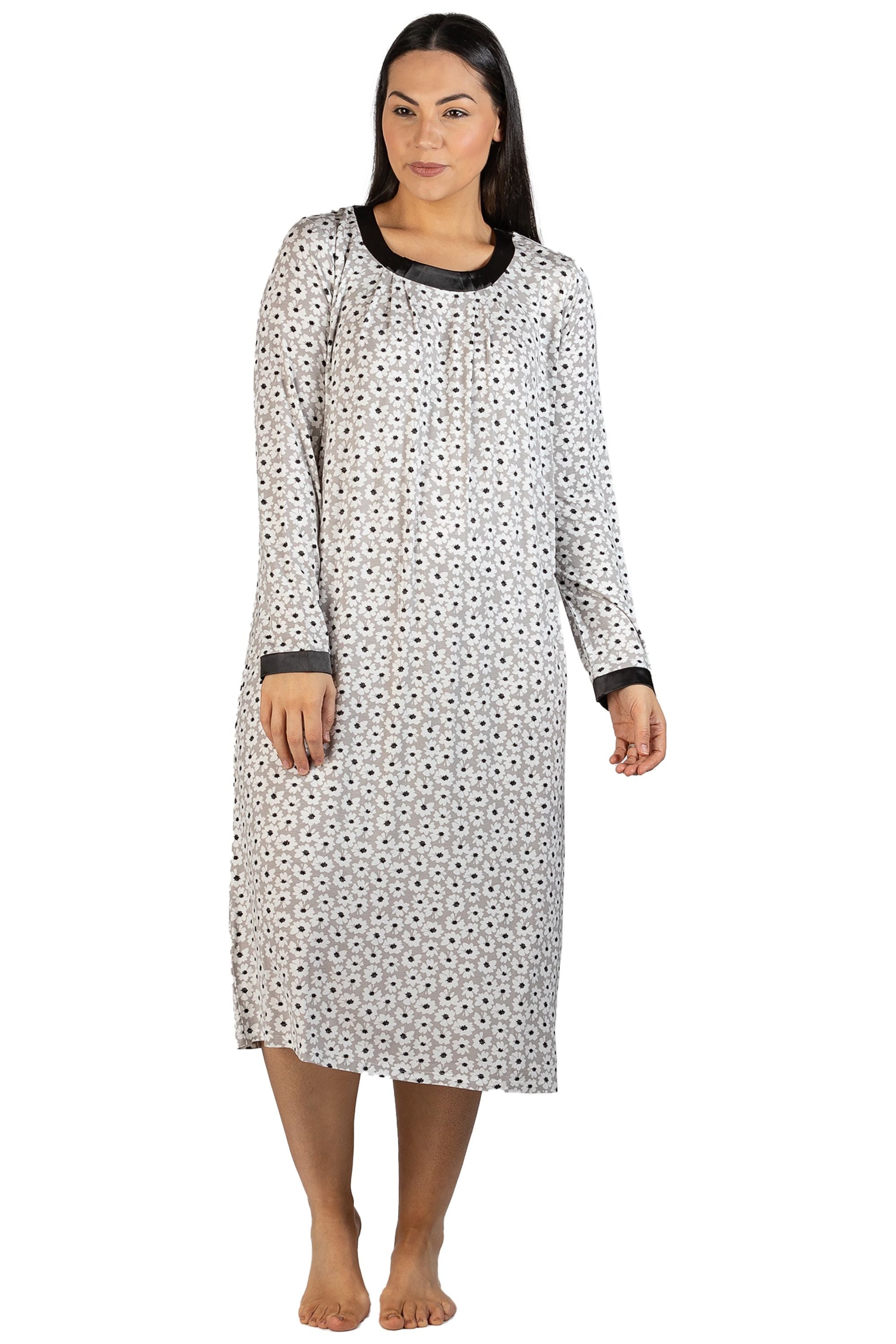 Yuu Anemone Viscose Knit Mid Sleep Dress -Mink(XL Only)