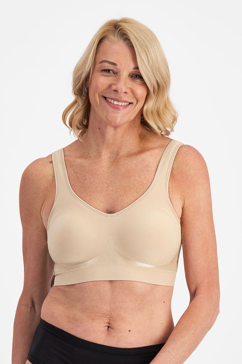 Playtex Comfort Revolution Wirefree Bra -Nude