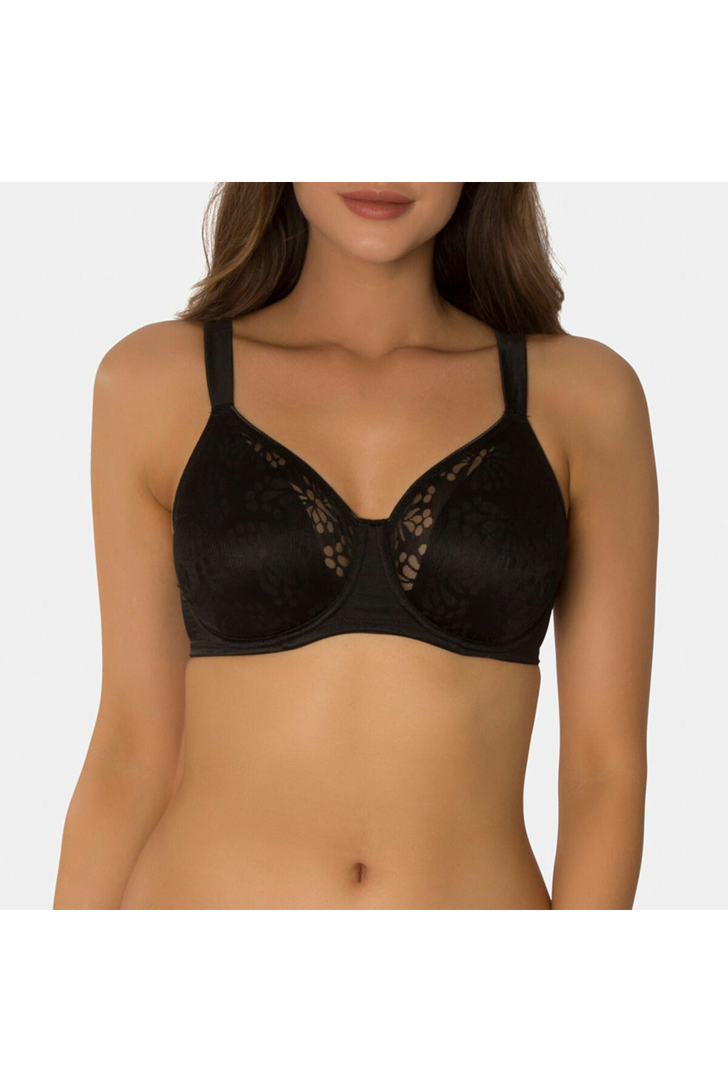 Triumph Lacy Minimizer Bra -Black