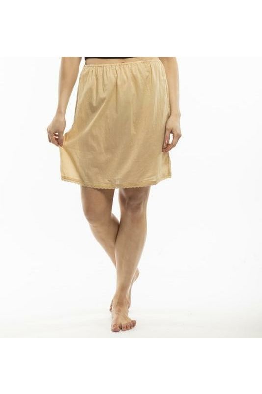 Orientique Cotton Half Slip -Nude