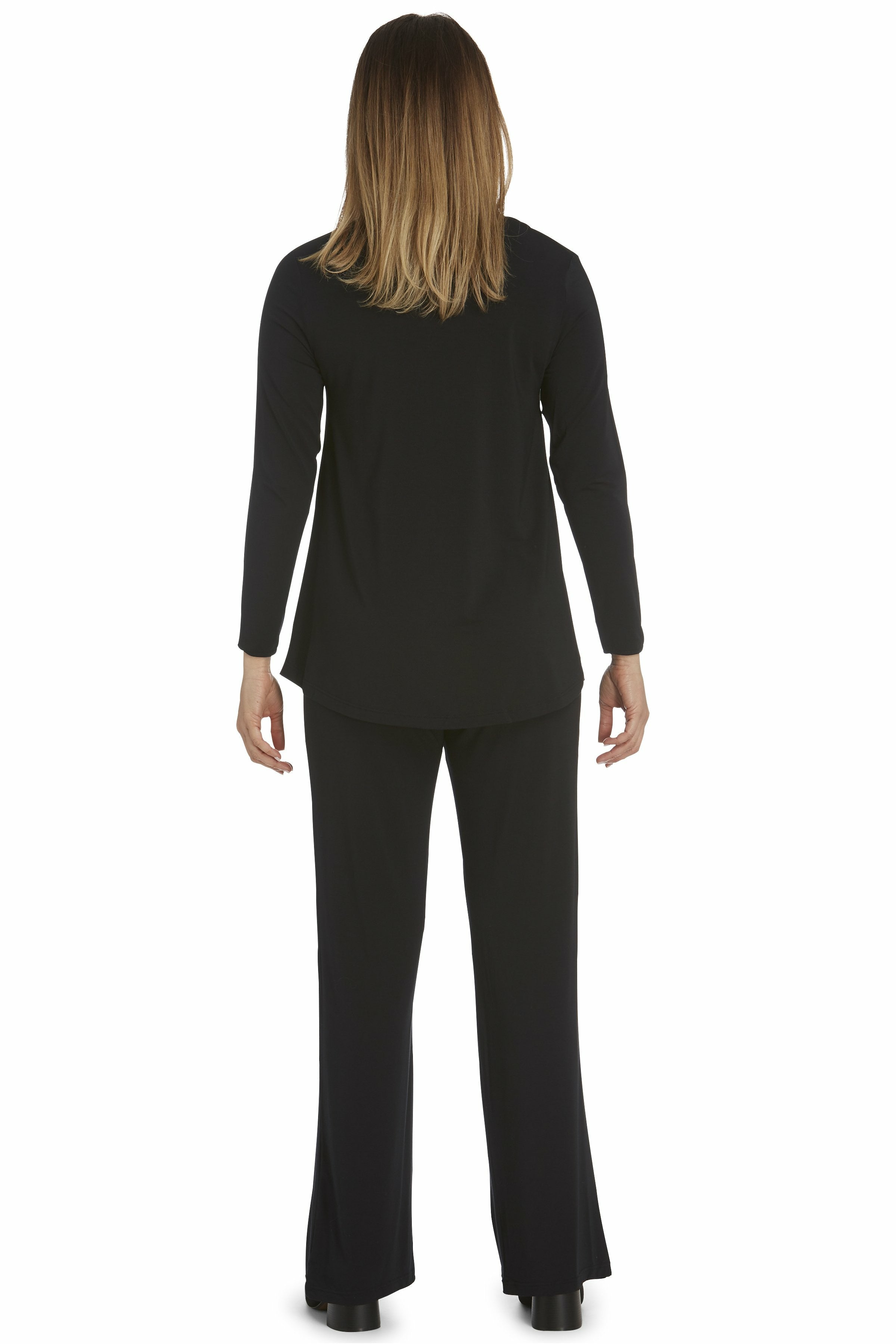 Tani Modal Relaxfit Swing Top -Black