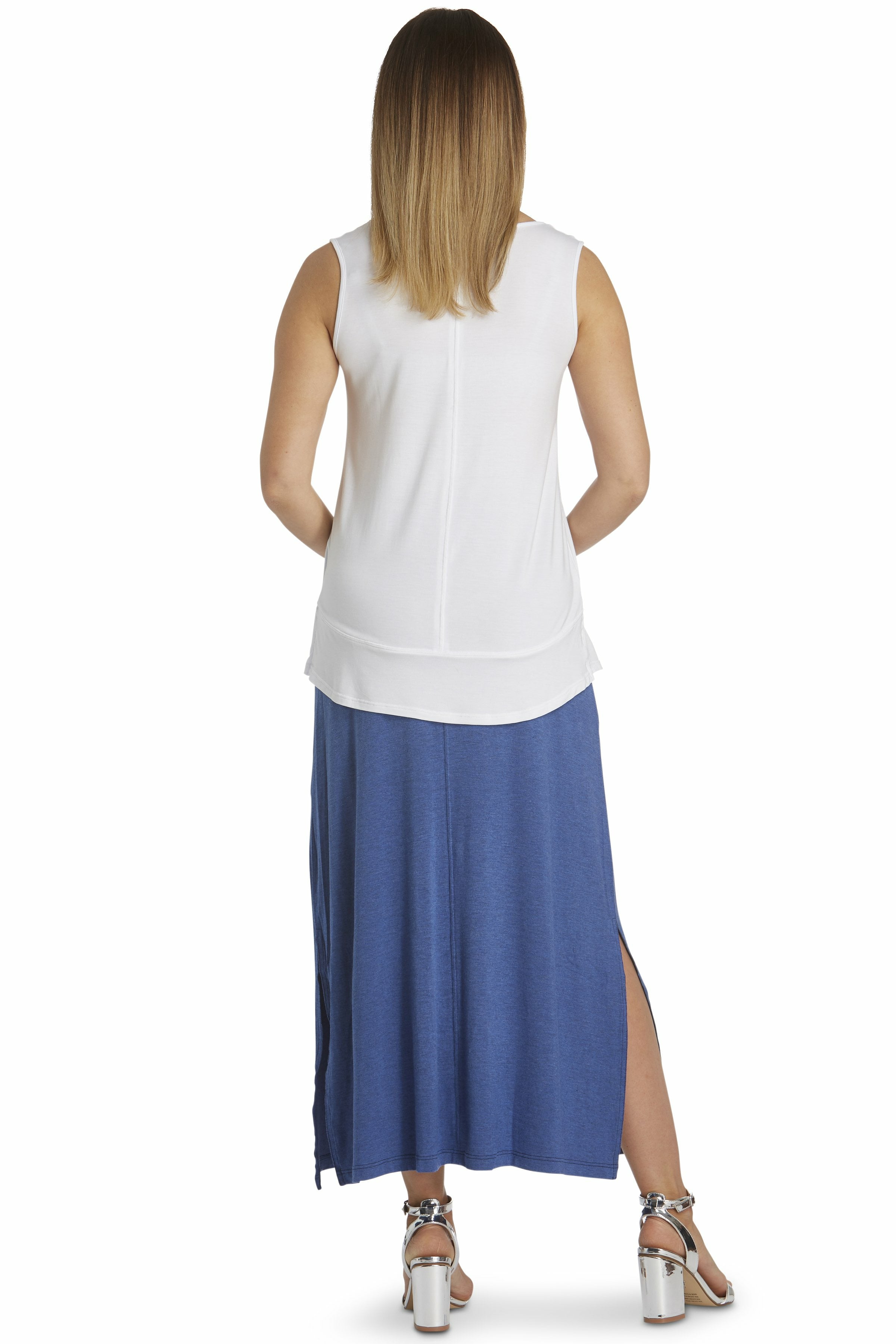 Tani Long Panel Tank -White(12 Only)