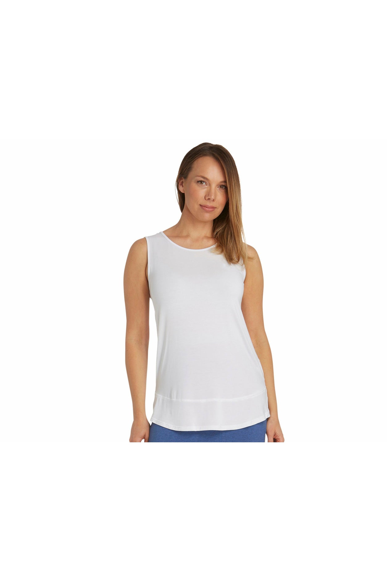 Tani Long Panel Tank -White(12 Only)