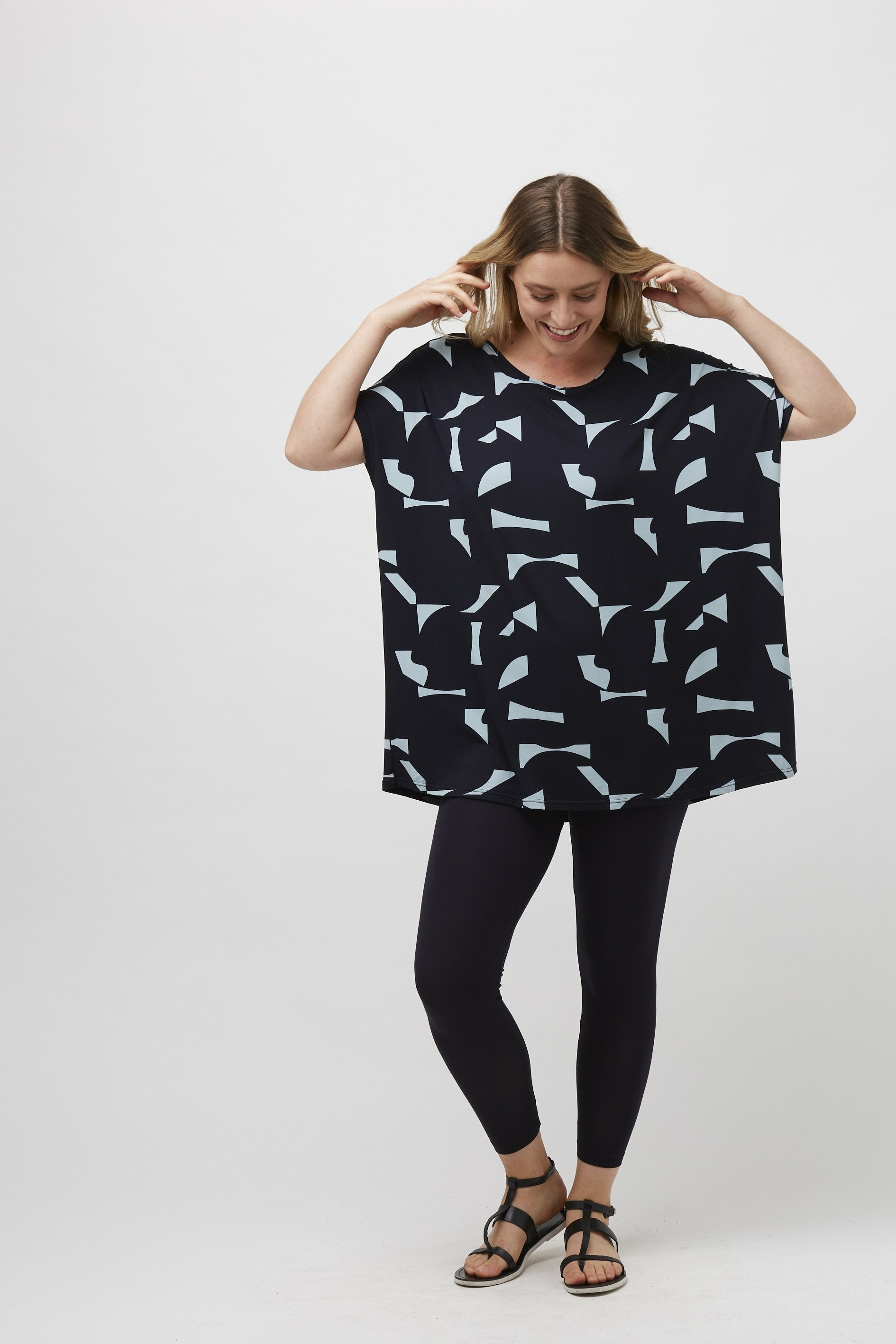 Tani Long Leg Modal Legging -Navy(XL Only)