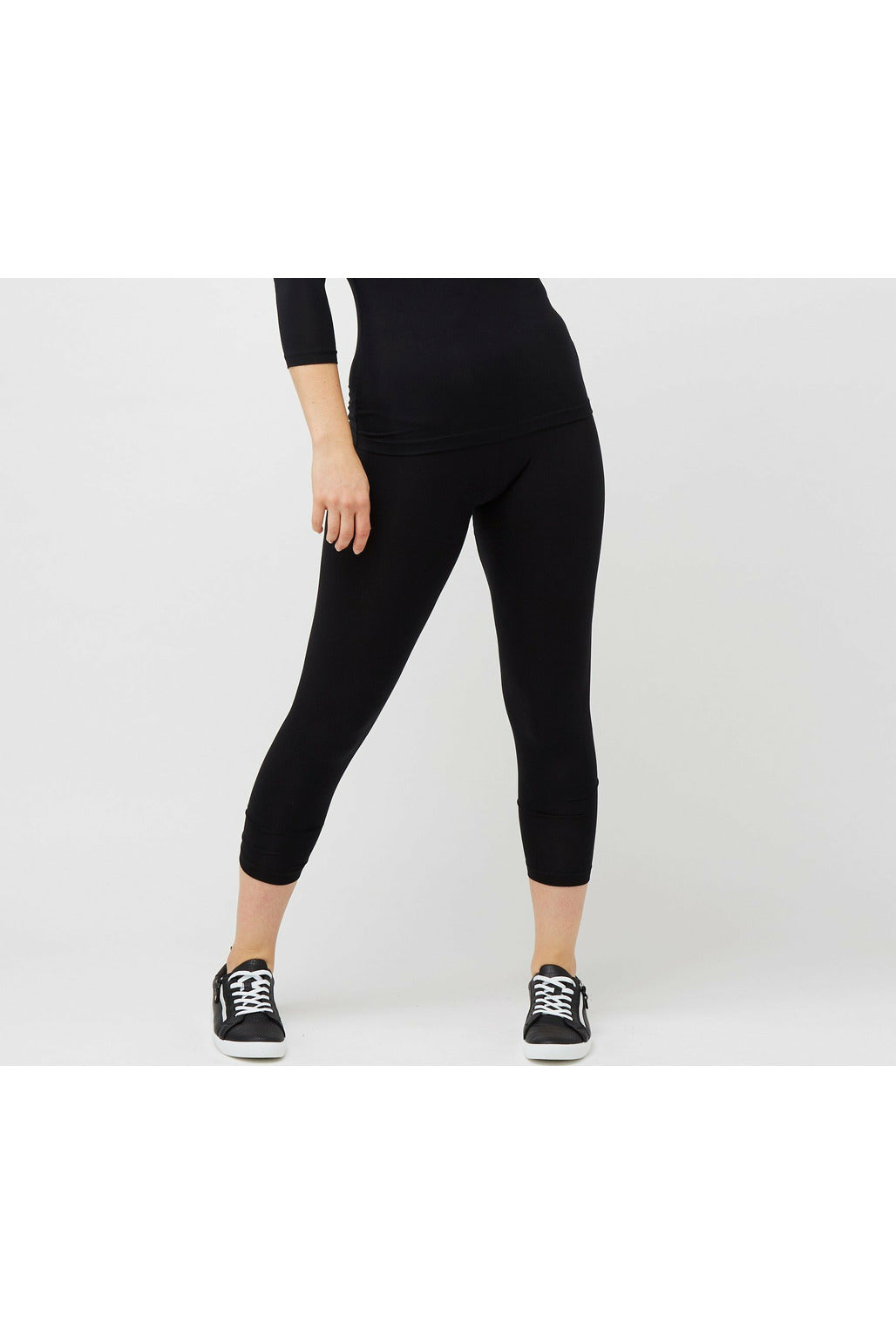 Tani 7/8th Leg Modal Legging -Black