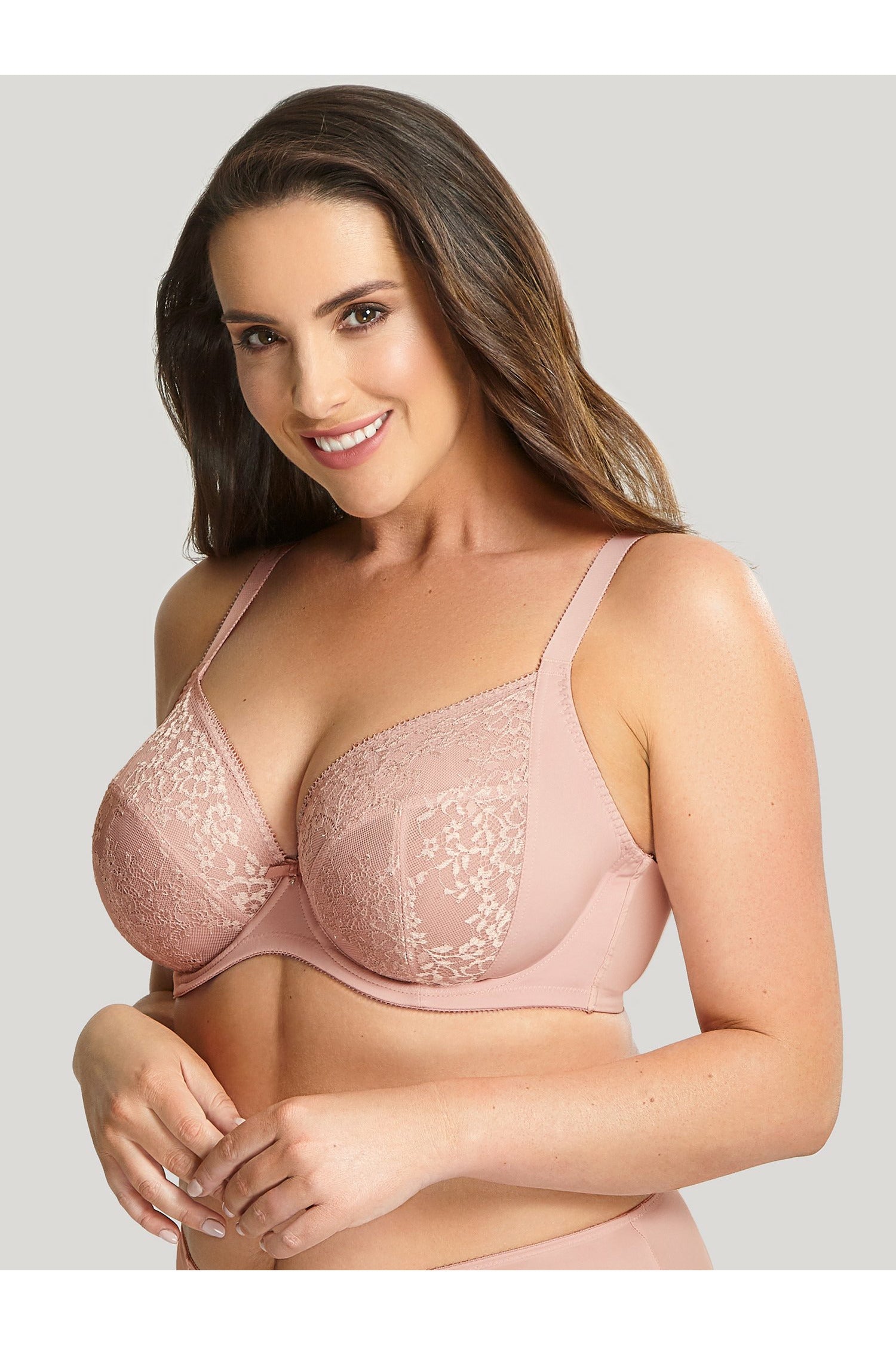 Sculptresse Roxie Underwire Plunge Bra -Misty Rose