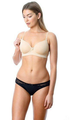 Hotmilk Forever Yours Flexiwire Maternity Bra -Nude