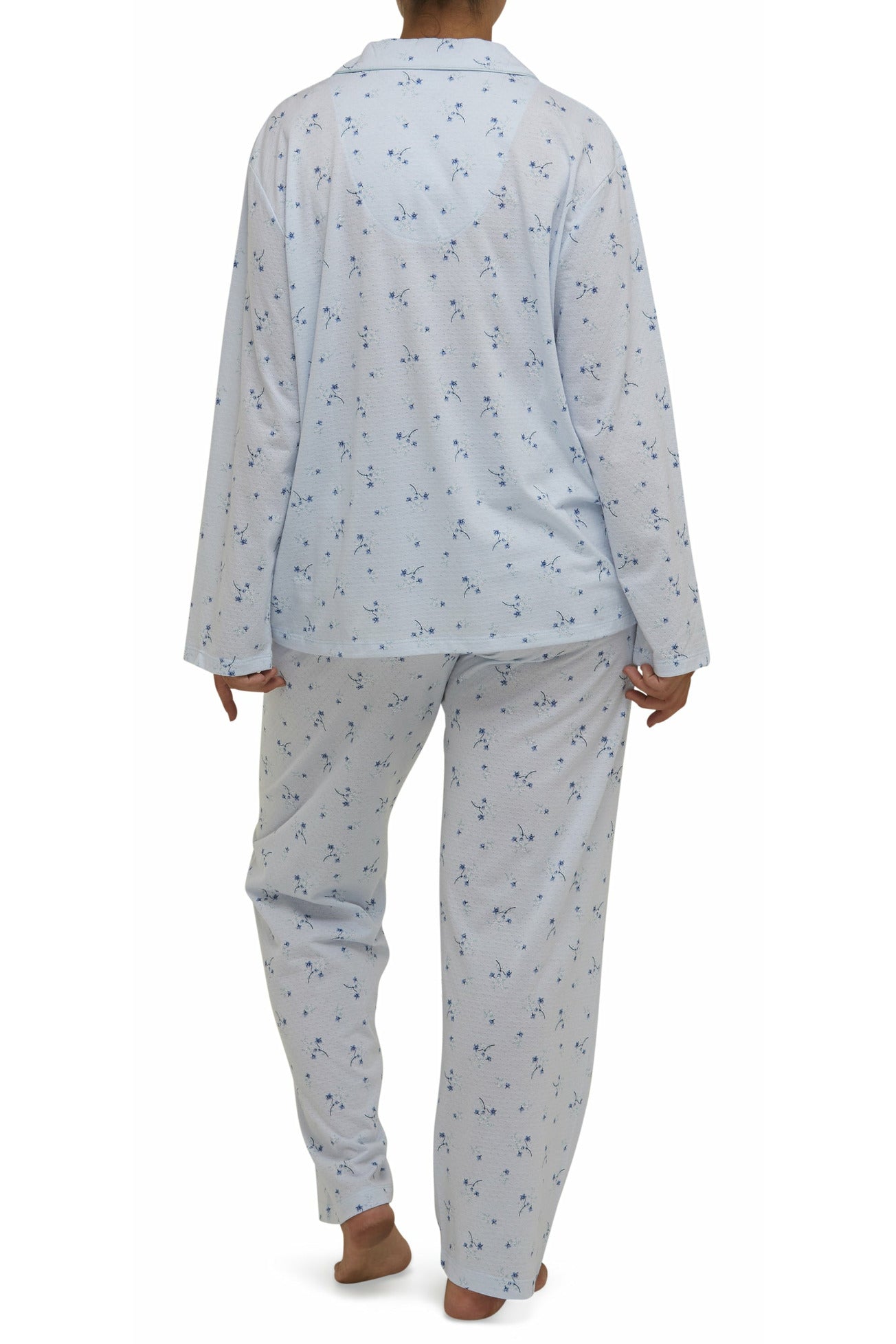 Schrank Isabel Poly/Cotton Knit PJ -Blue(26 Only)