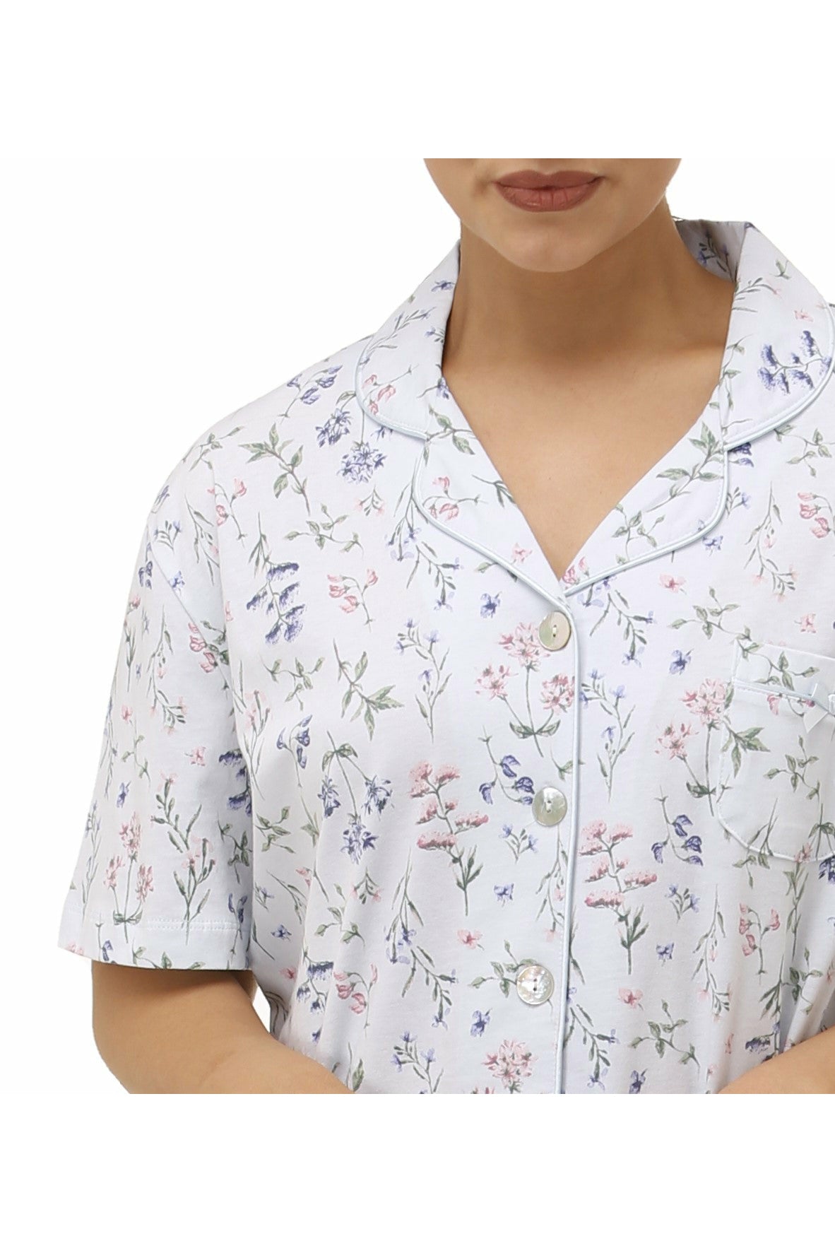 Schrank Meadow Cotton Capri Pyjama -Blue(22 & 24)