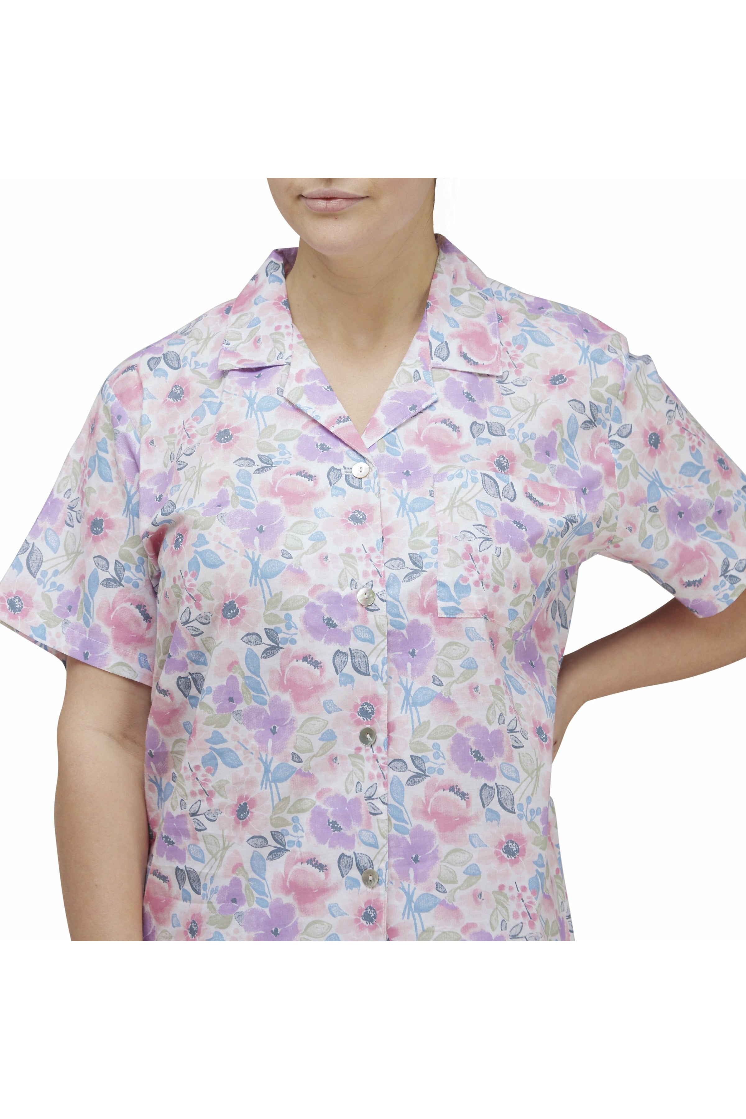 Schrank Jade Cotton Short Leg Pyjama -Pink(20 Only)