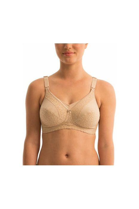 Triumph Lace Maternity Bra -Nude