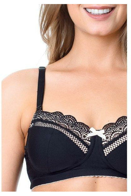 Hotmilk Show Off Maternity Bra -Black