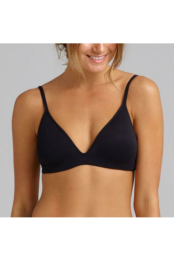 Ambra Seamless Wirefree Bra -Black(14C & 12D)
