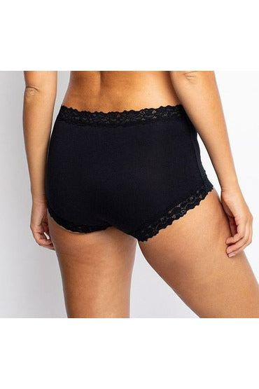 Jockey Parisienne Viscose Bamboo Full Brief -Black