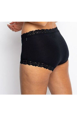 Jockey Parisienne Viscose Bamboo Full Brief -Black