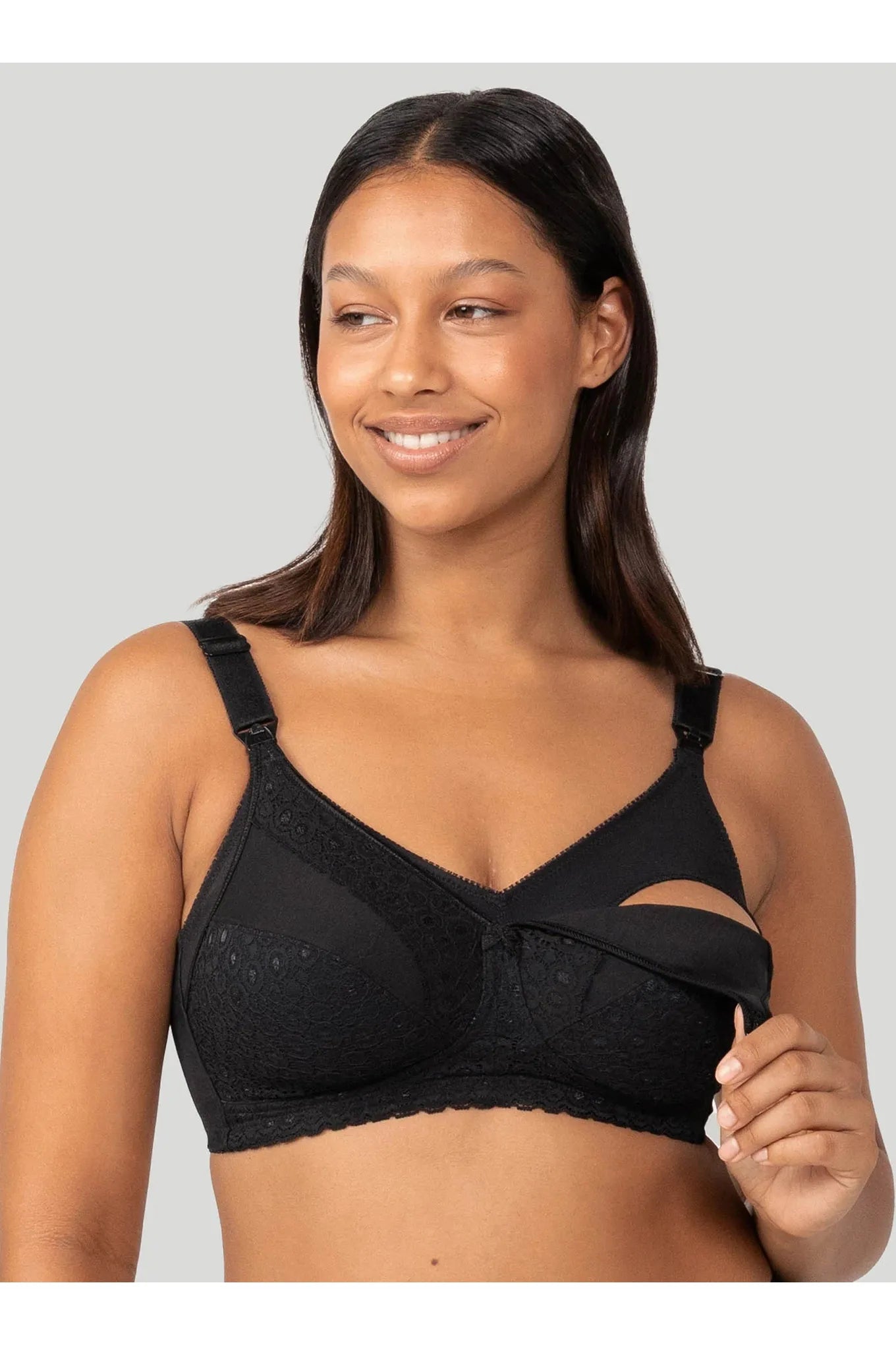 Triumph Lace Maternity Bra -Black