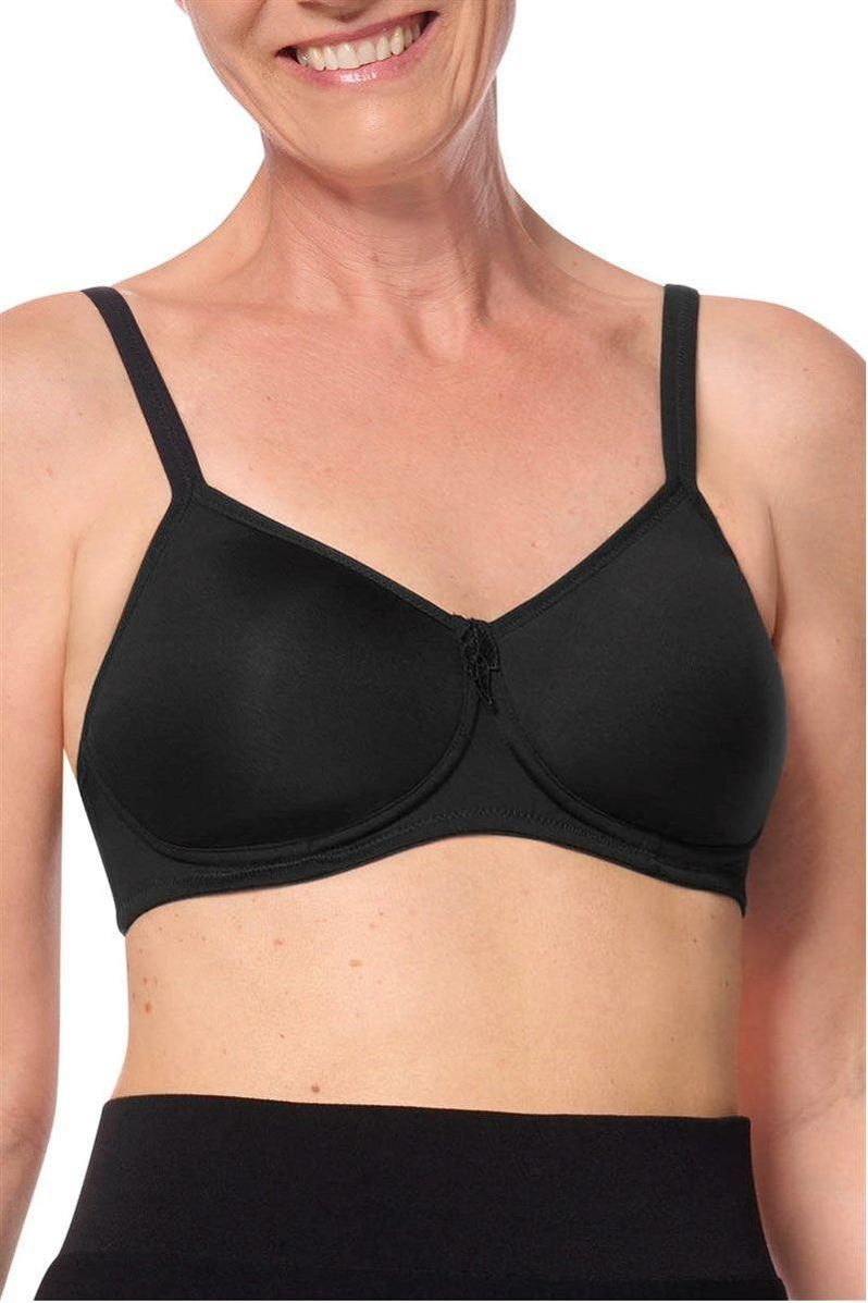 Amoena Lara Wire Free Bra -Black(10C/12A/18A/18C)